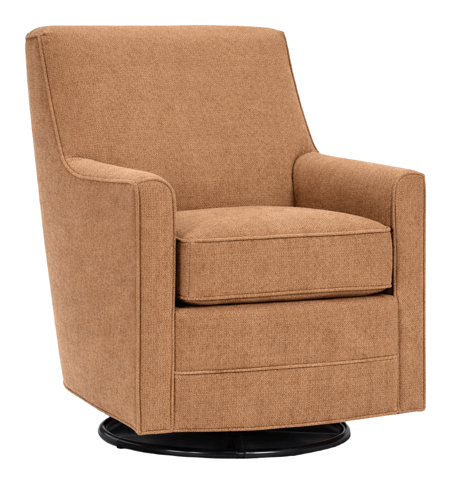 Image of Marshfield Furniture Tate Swivel Glider Rocker - Gemma Pecan