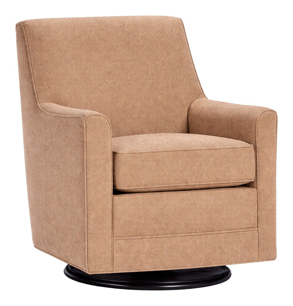 Image of Marshfield Furniture Tate Swivel Glider Rocker - Gemma Latte