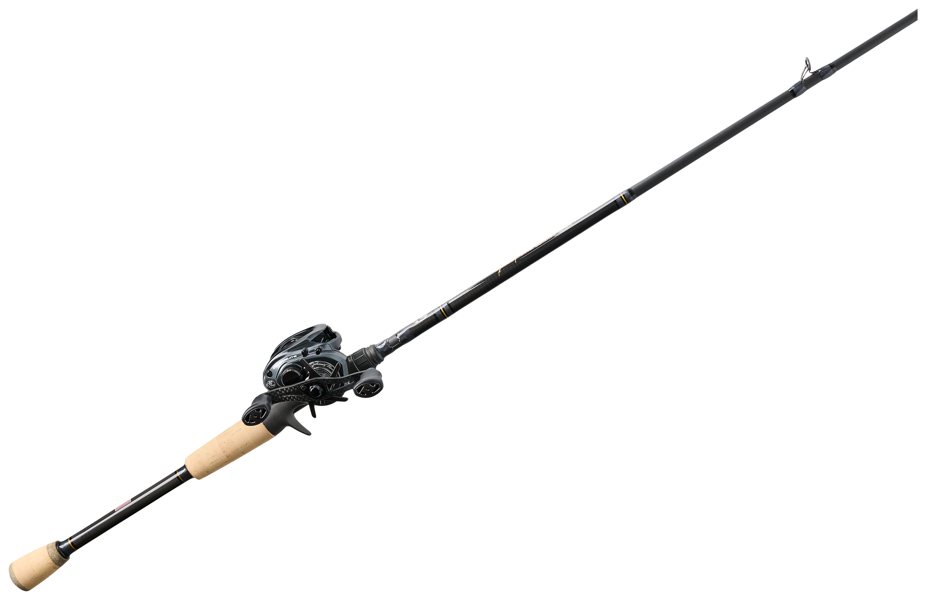 Image of "Bass Pro Shops Johnny Morris Carbonlite Tech Reel/Signature Series Rod Baitcast Combo - Right - 6'8"" - Medium - 8.3:1"