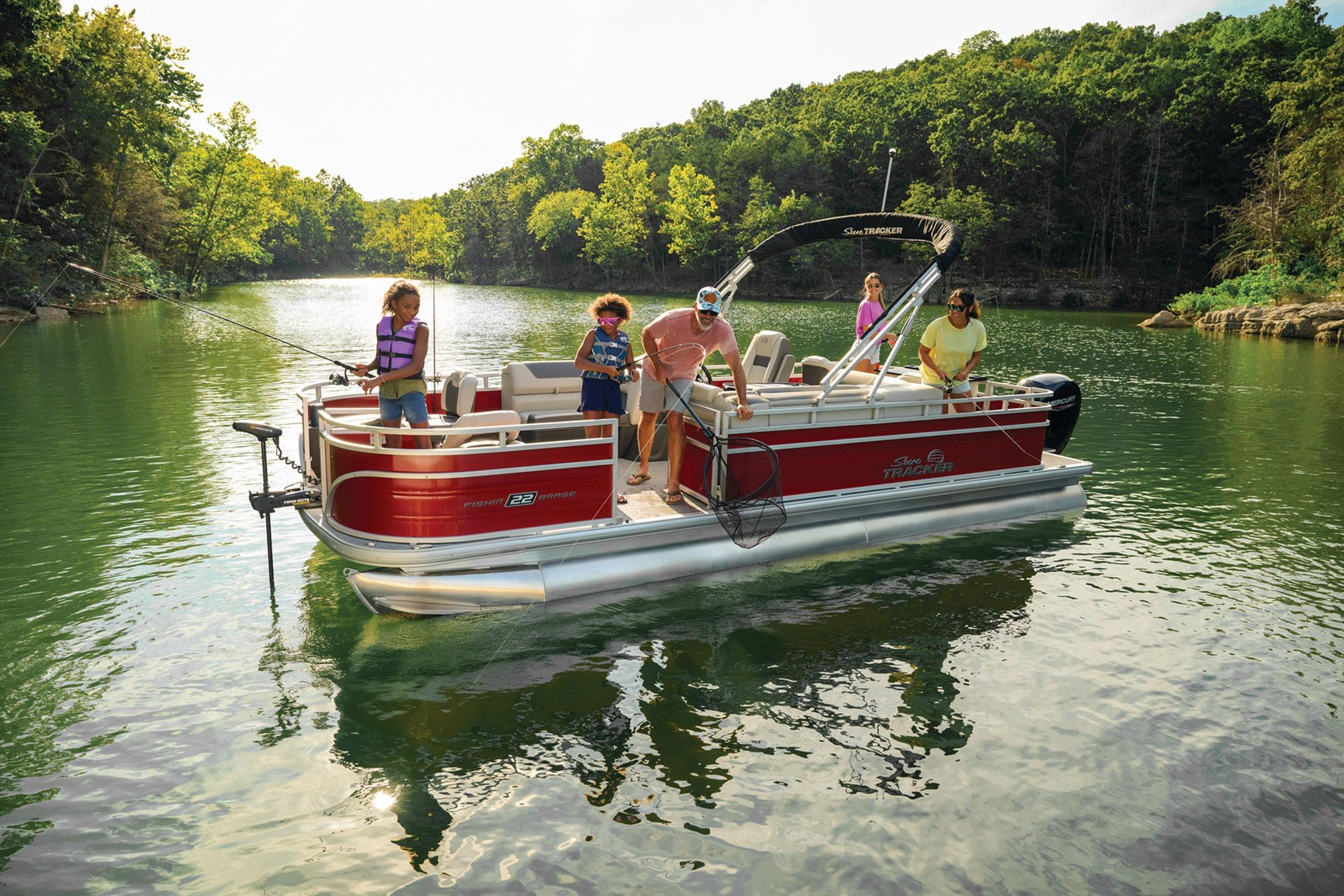 Image of 2026 SUN TRACKER FISHIN BARGE 22 DLX