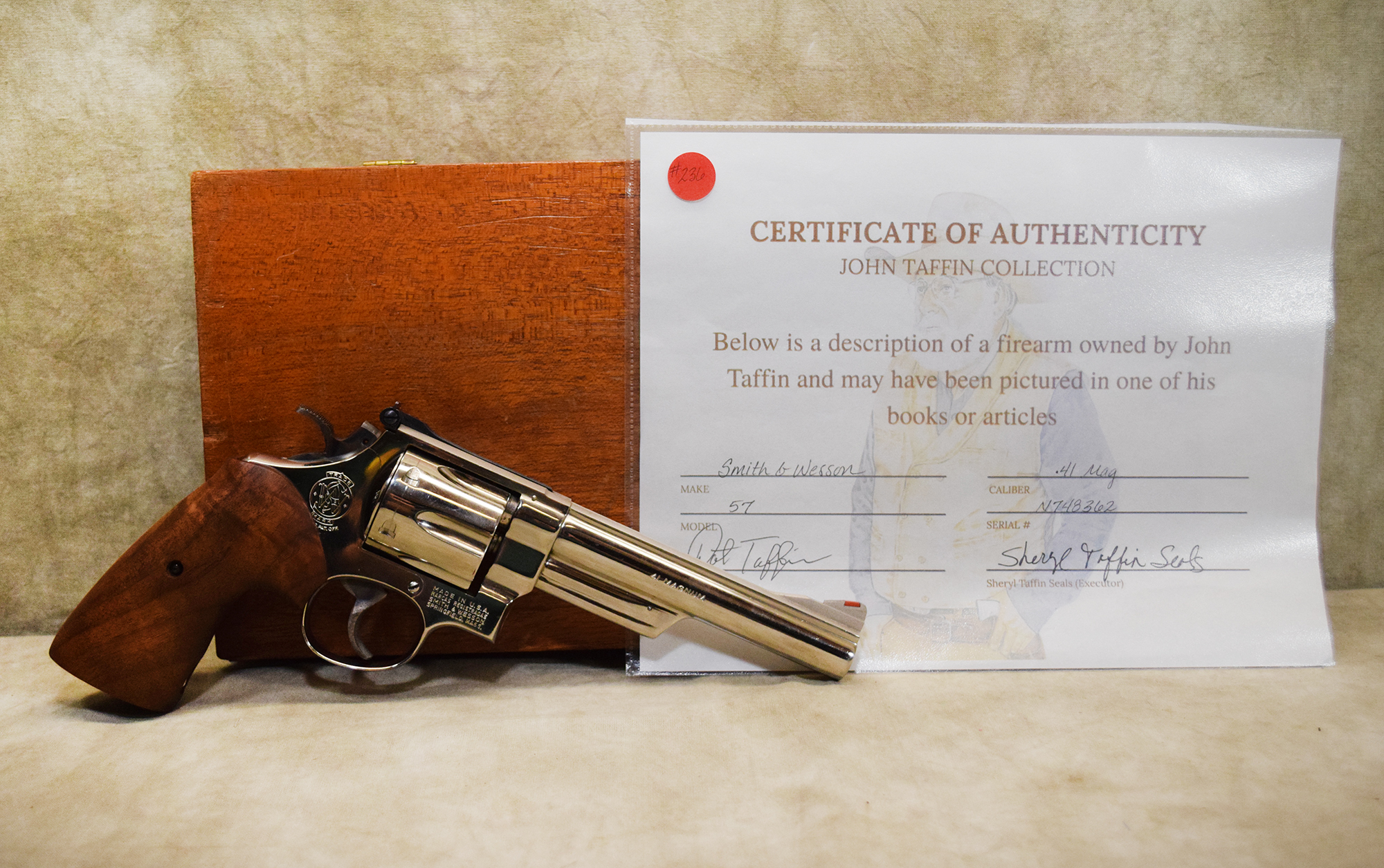 Image of Smith & Wesson~57 John Taffin~.41 Remington
