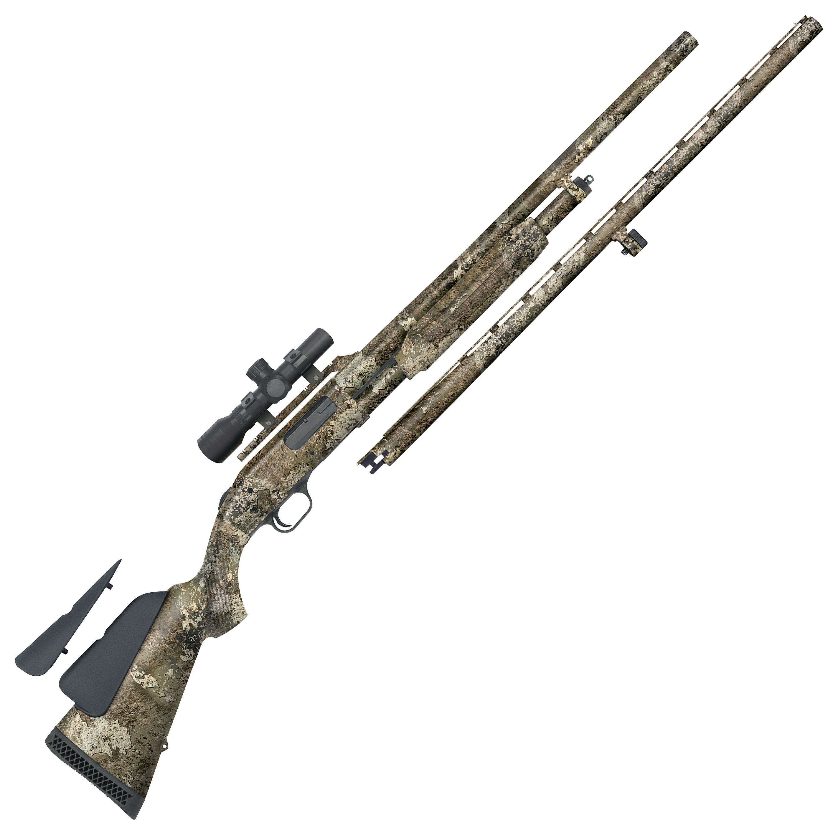 Image of Mossberg 500 Combo Field/Deer Pump-Action Shotgun - 20 Gauge