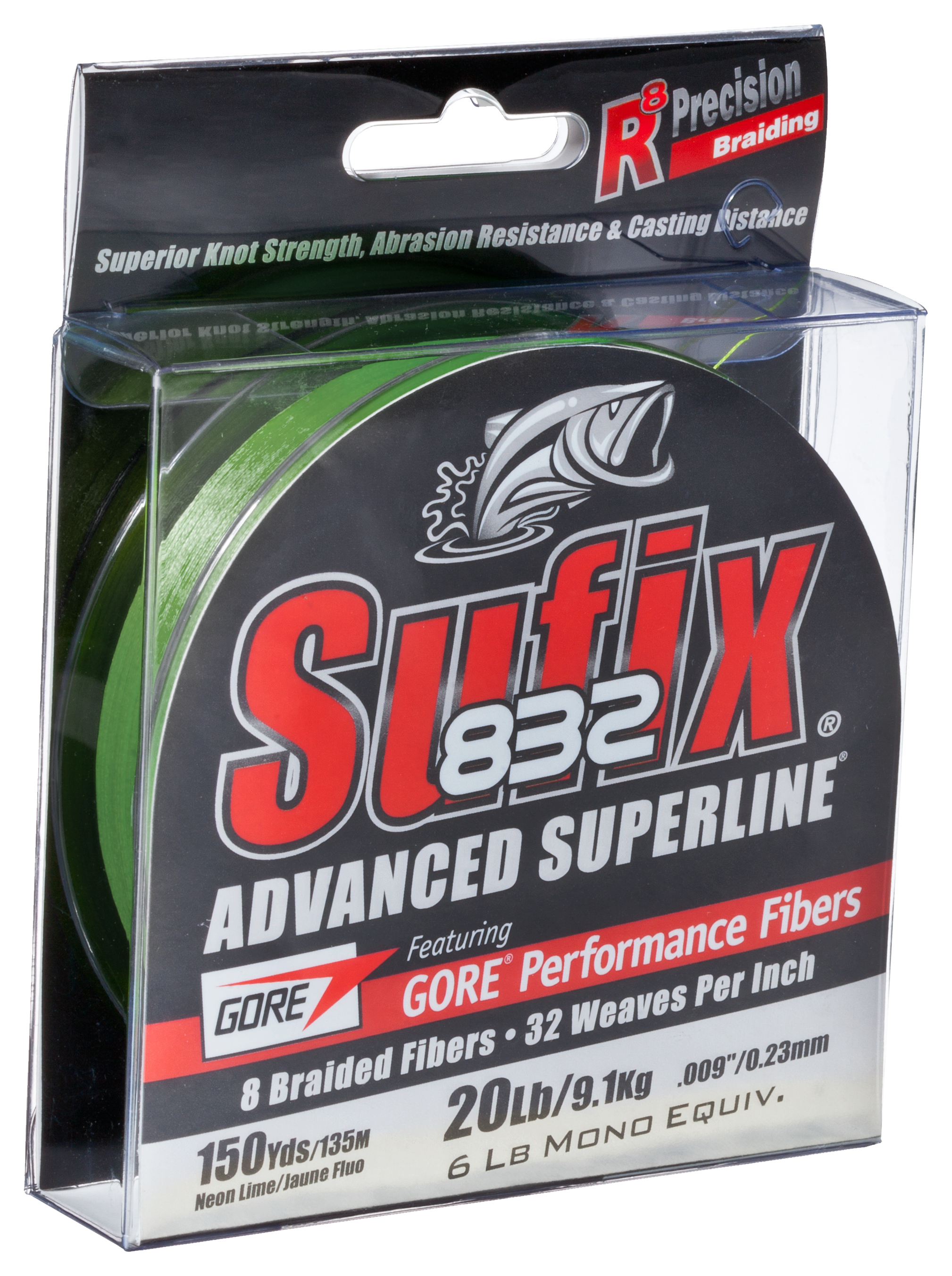 Sufix 832 Advanced Superline Braid Fishing Line 150-Yard Spool