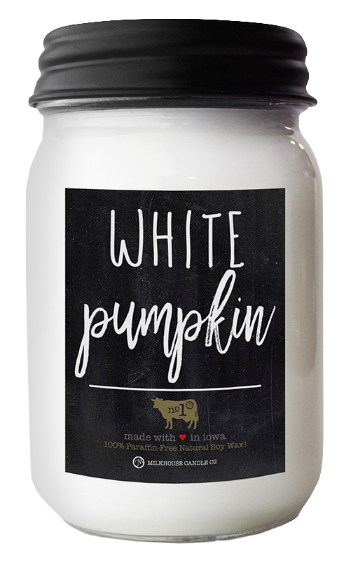 Image of Milkhouse Candles Jar Candle - White Pumpkin