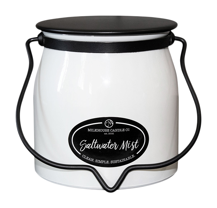 Image of Milkhouse Candles Butter Jar Candle - Saltwater Mist