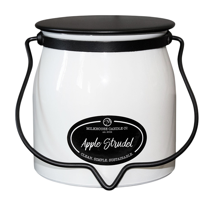 Image of Milkhouse Candles Butter Jar Candle - Apple Strudel