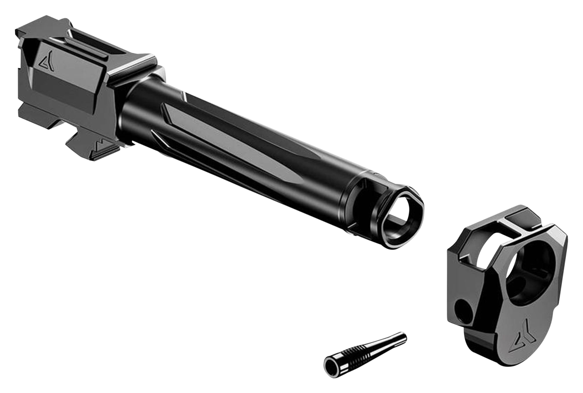 Image of Radian Weapon Systems AFTERBURNER Compensator with RAMJET Barrel Combo for GLOCK 43X