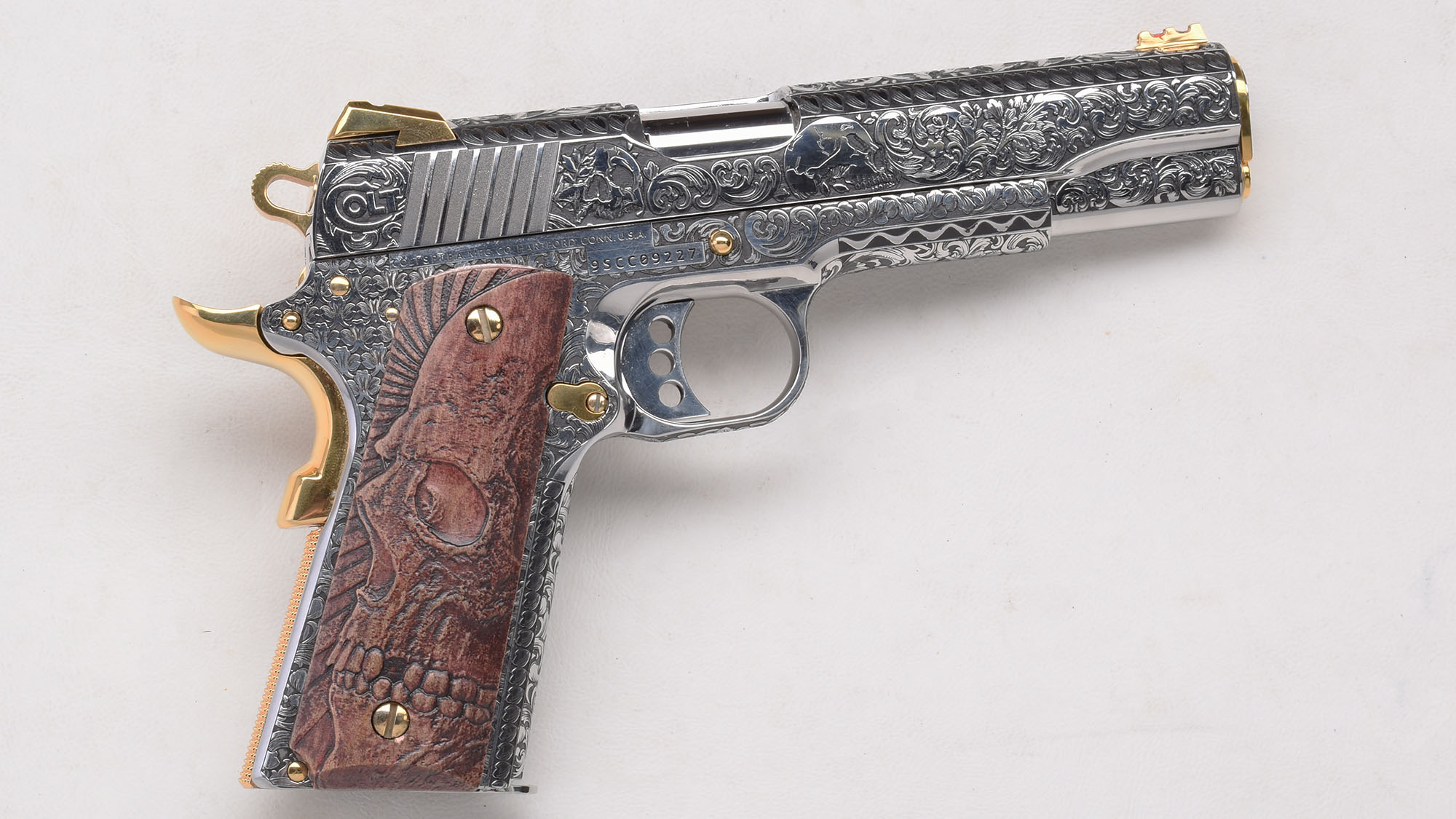 Image of Colt ~ Skull Colt 1911 (D&G Customs) ~ 9mm Luger