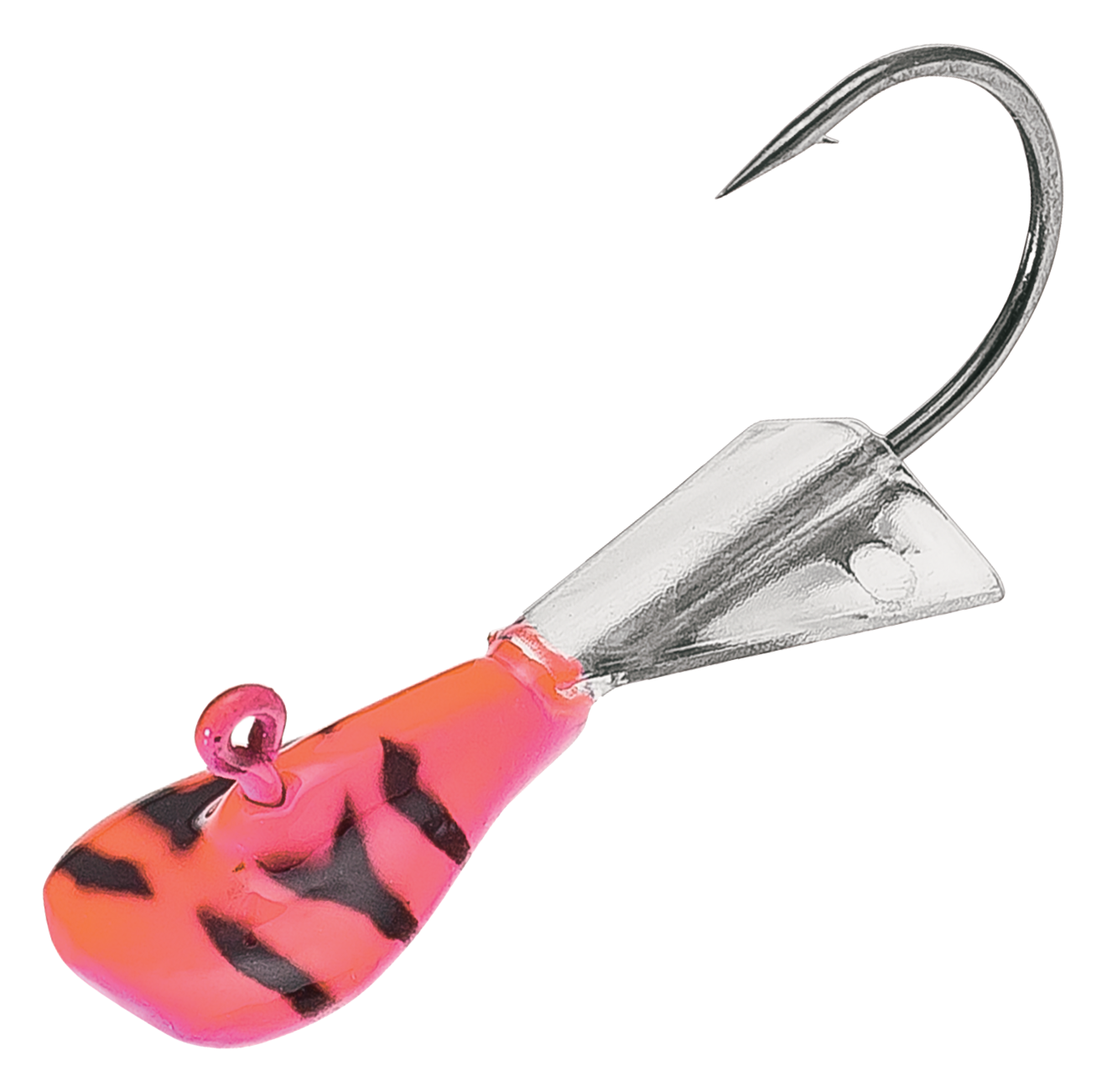 Image of Cabela's Glyde Jig - Pink/White Black Tiger - 3/8 oz.