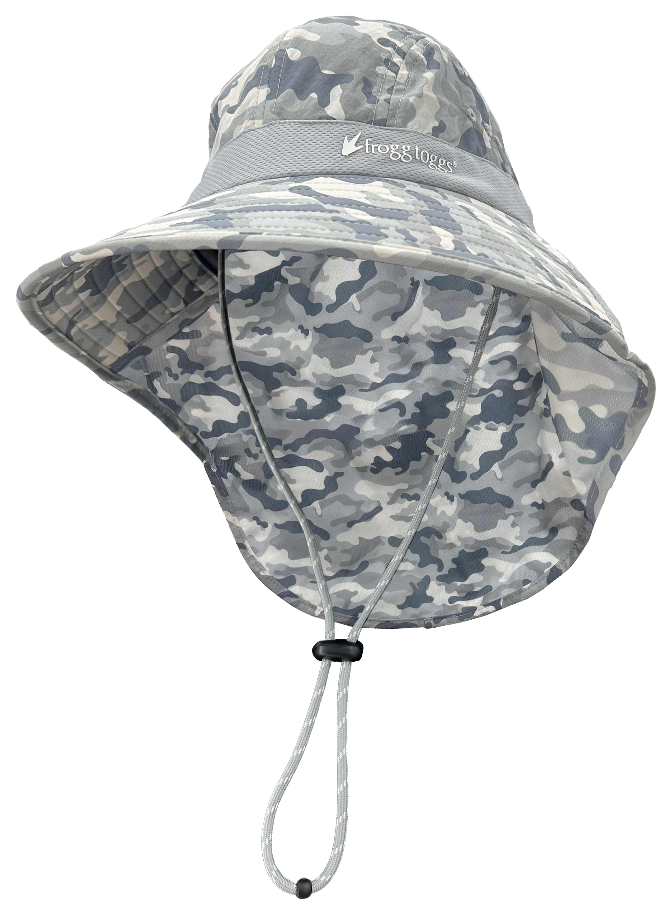 Image of Frogg Toggs Chilly Pro Cooling Sun Shade Hat - Gray Camo