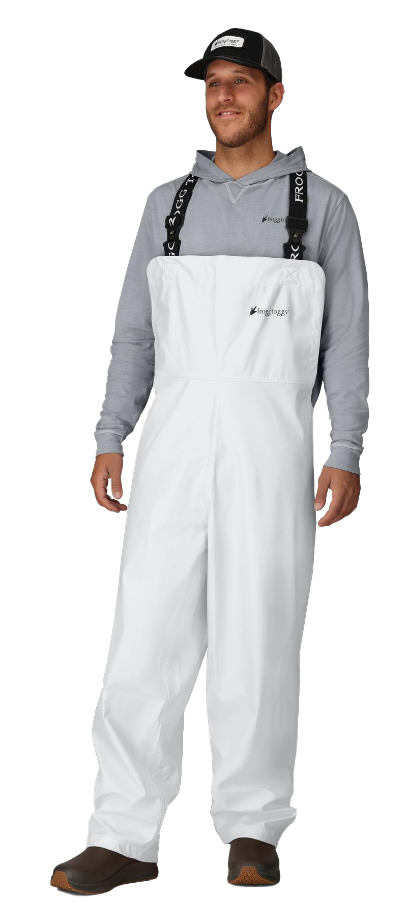Image of Frogg Toggs WayPoint Angler Bibs - White