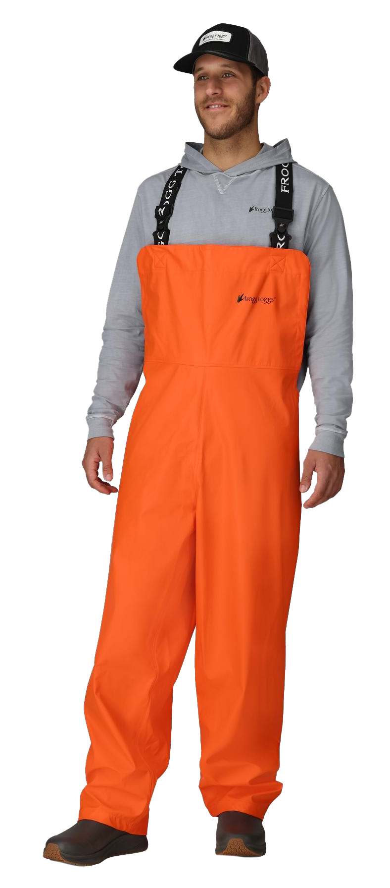 Image of Frogg Toggs WayPoint Angler Bibs - Orange