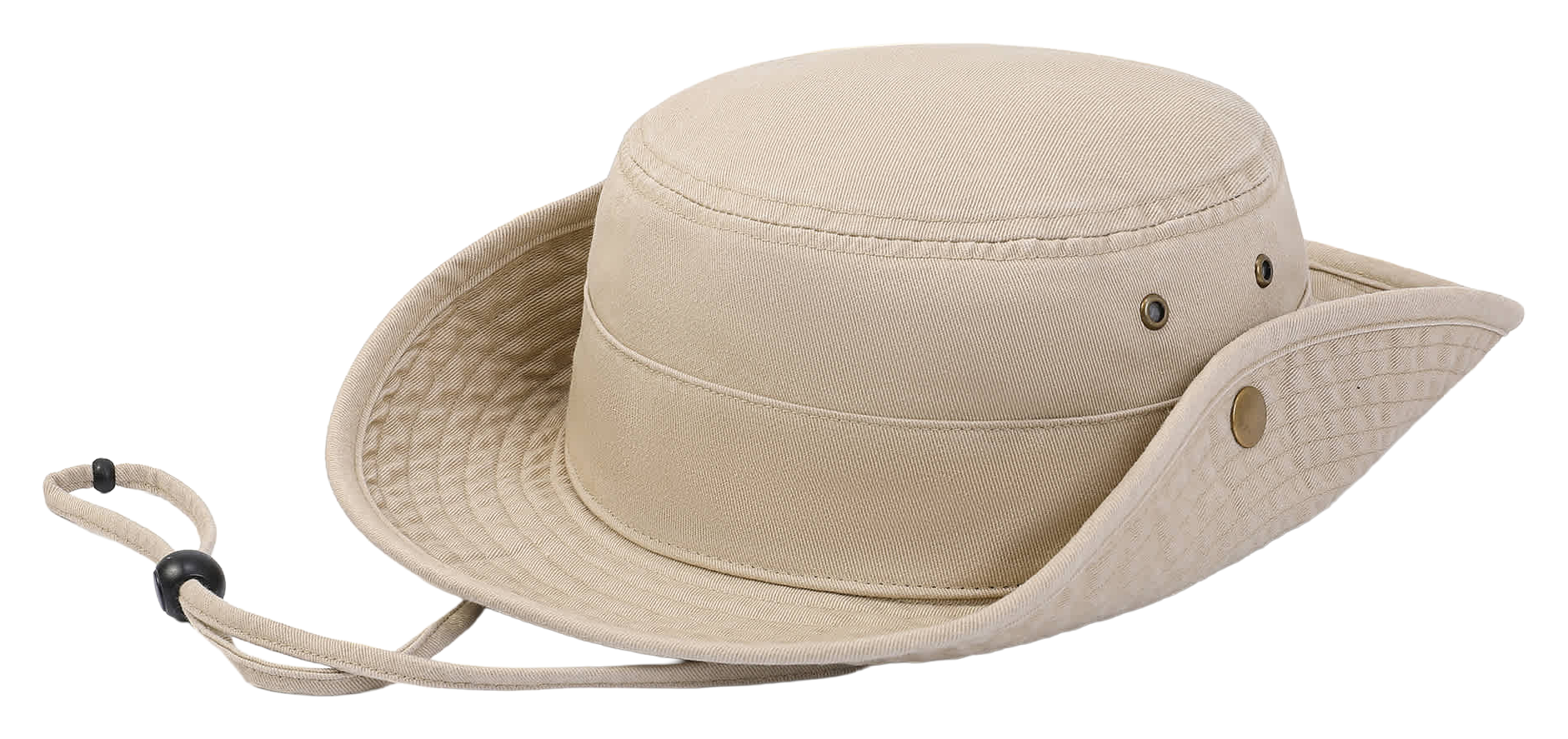 Image of Kanut Sports Foraker Cotton Bucket Hat - Tan