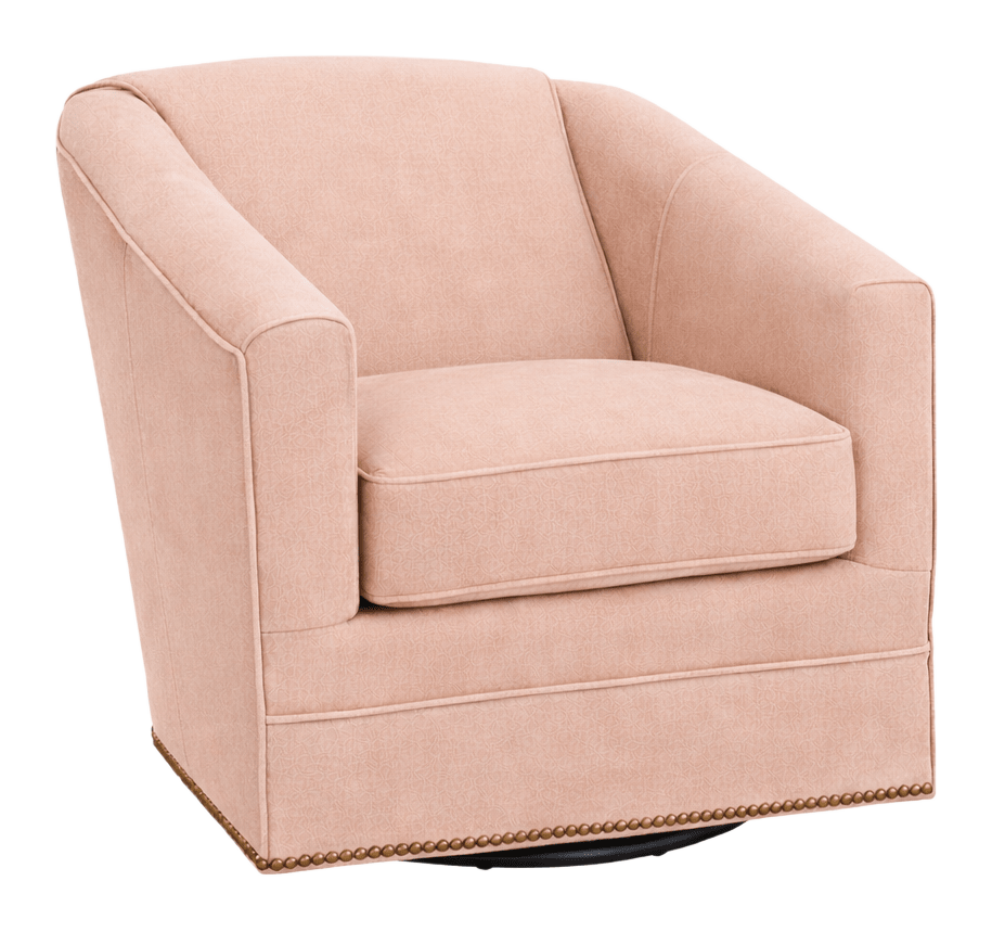 Image of Marshfield Furniture June Swivel Glider Chair - Bella Blush