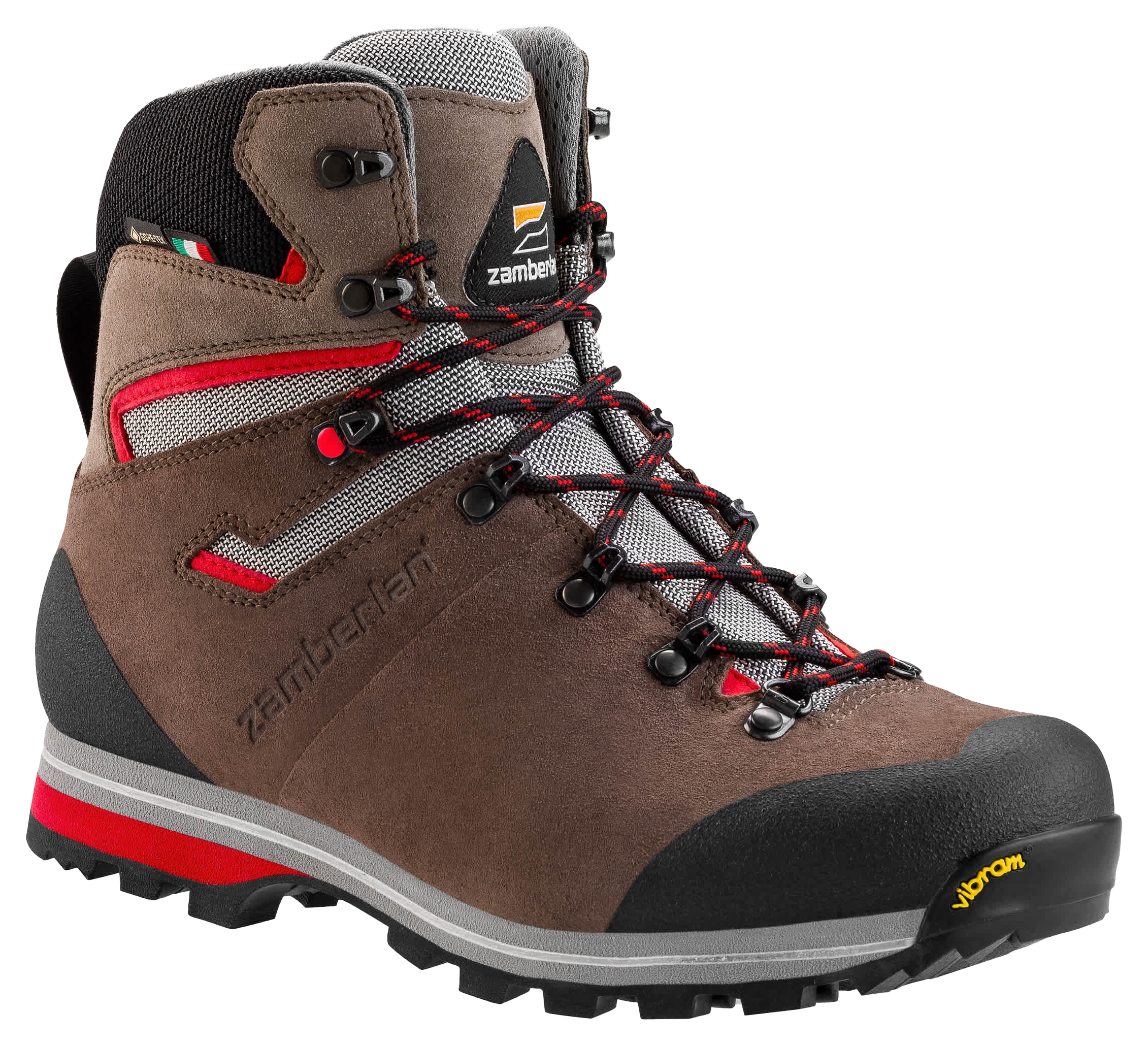 Image of Zamberlan Thunder GTX Waterproof Hiking Boots for Men - Brown/Sand