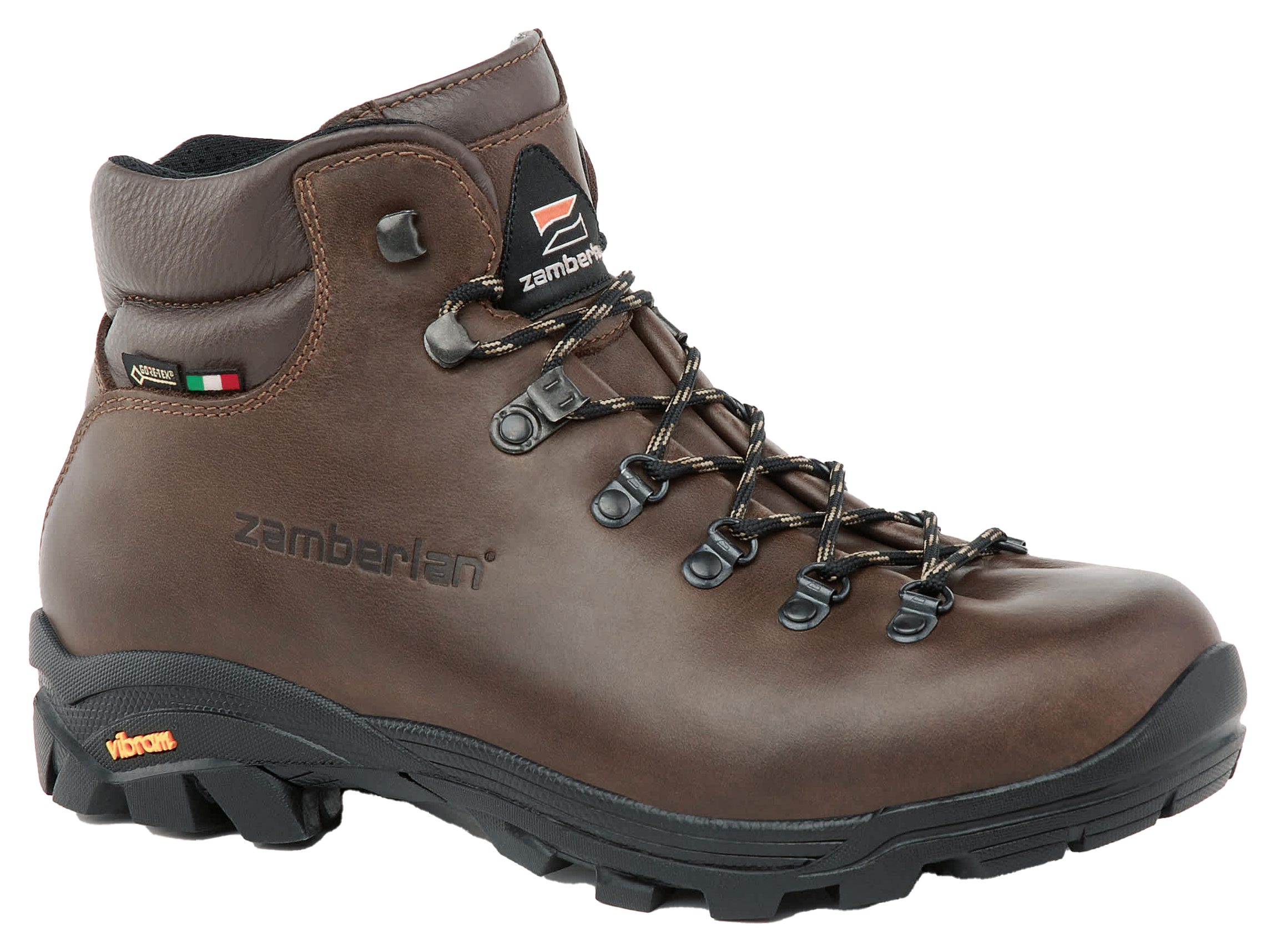 Image of Zamberlan Trail Lite GTX Waterproof Hiking Boots for Men - Waxed Chestnut