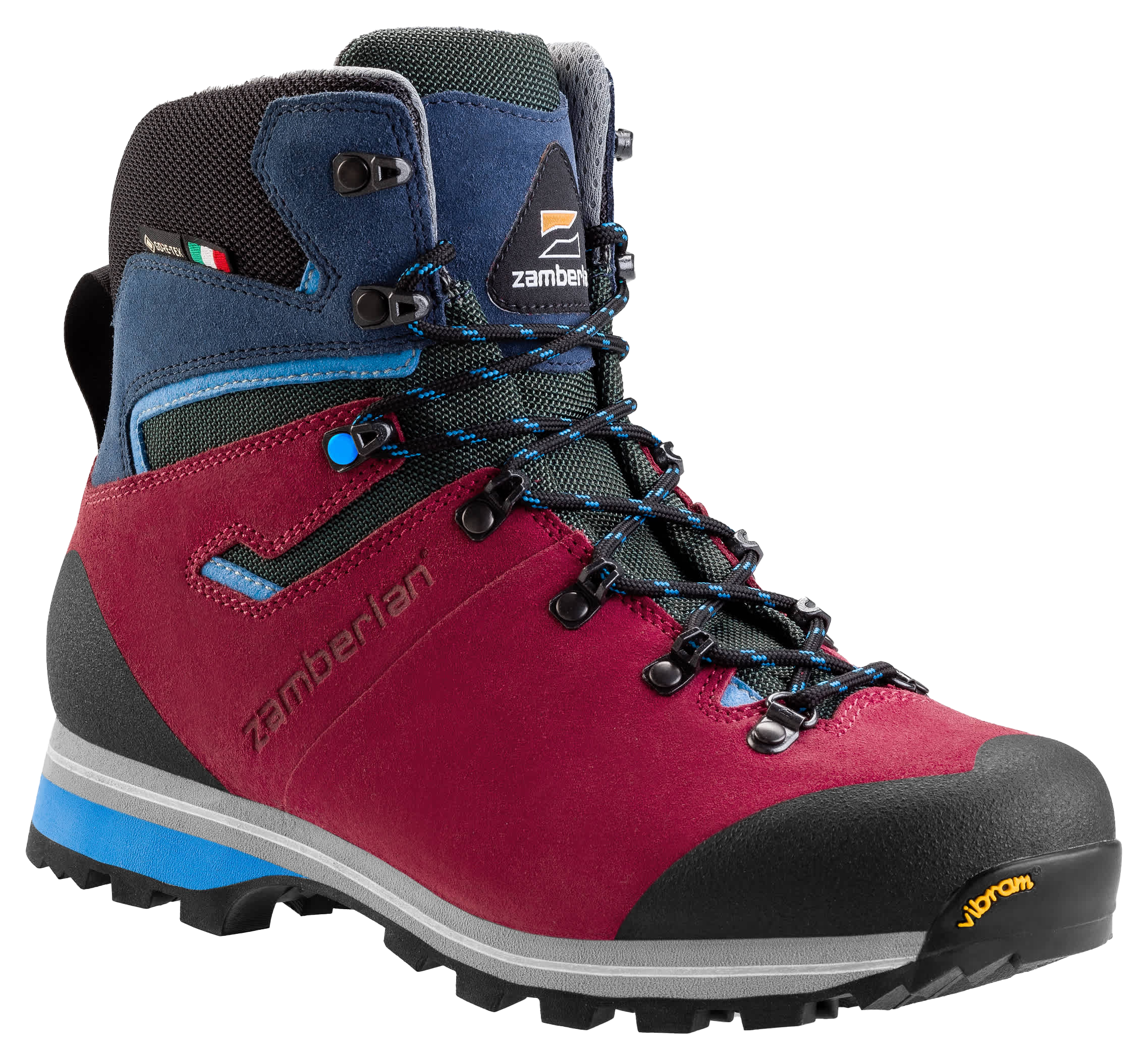 Image of Zamberlan Thunder GTX Waterproof Hiking Boots for Women - Wine/Octane