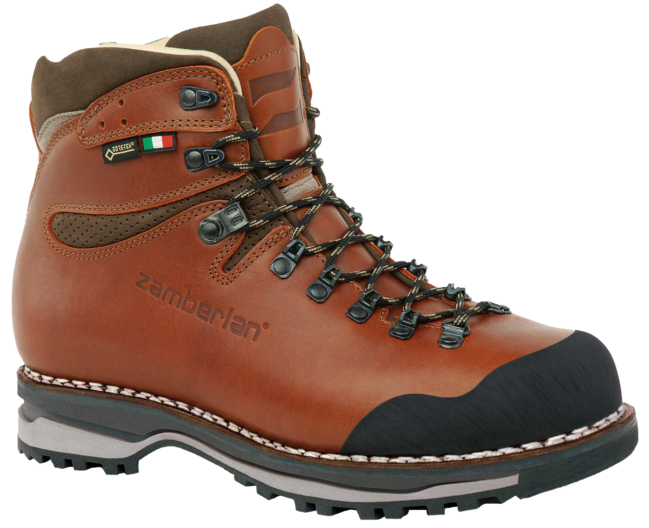 Image of Zamberlan Tofane NW GTX RR Waterproof Hiking Boots for Men - Waxed Brick