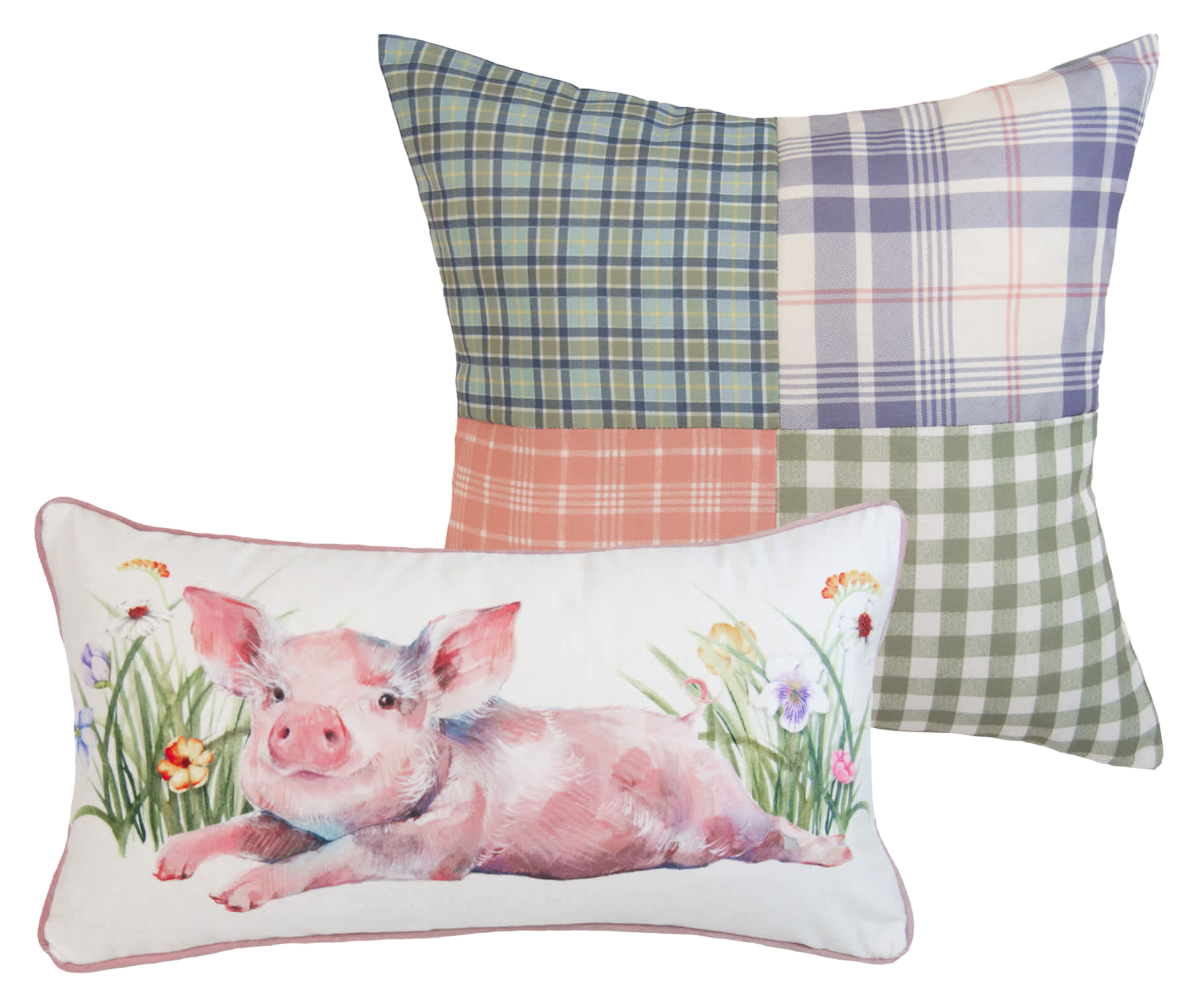 Image of Donna Sharp April Patch 2-Pc. Decor Pillow Set