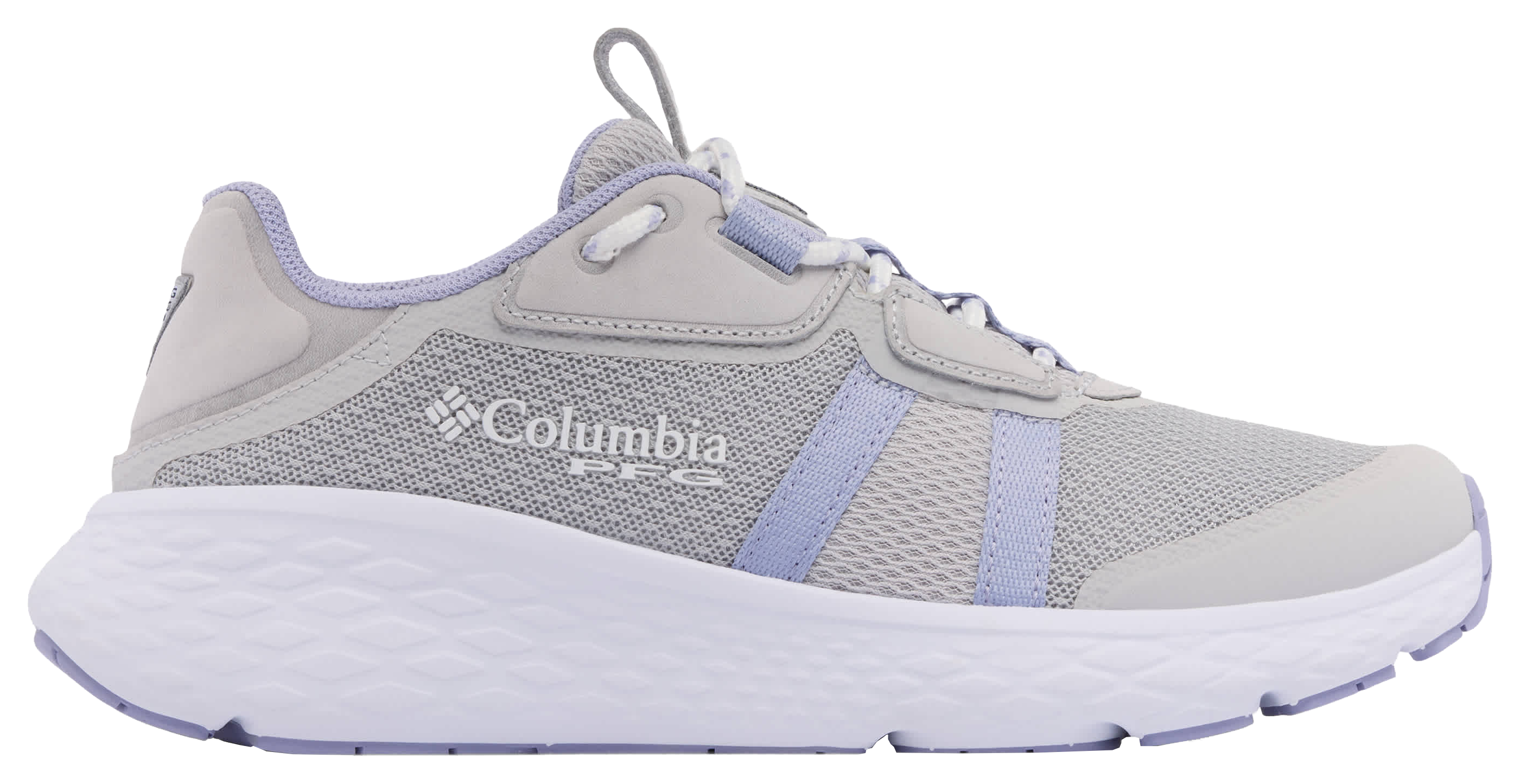 Image of Columbia Castback TC PFG Fishing Shoes for Women - Grey Ice/Twilight