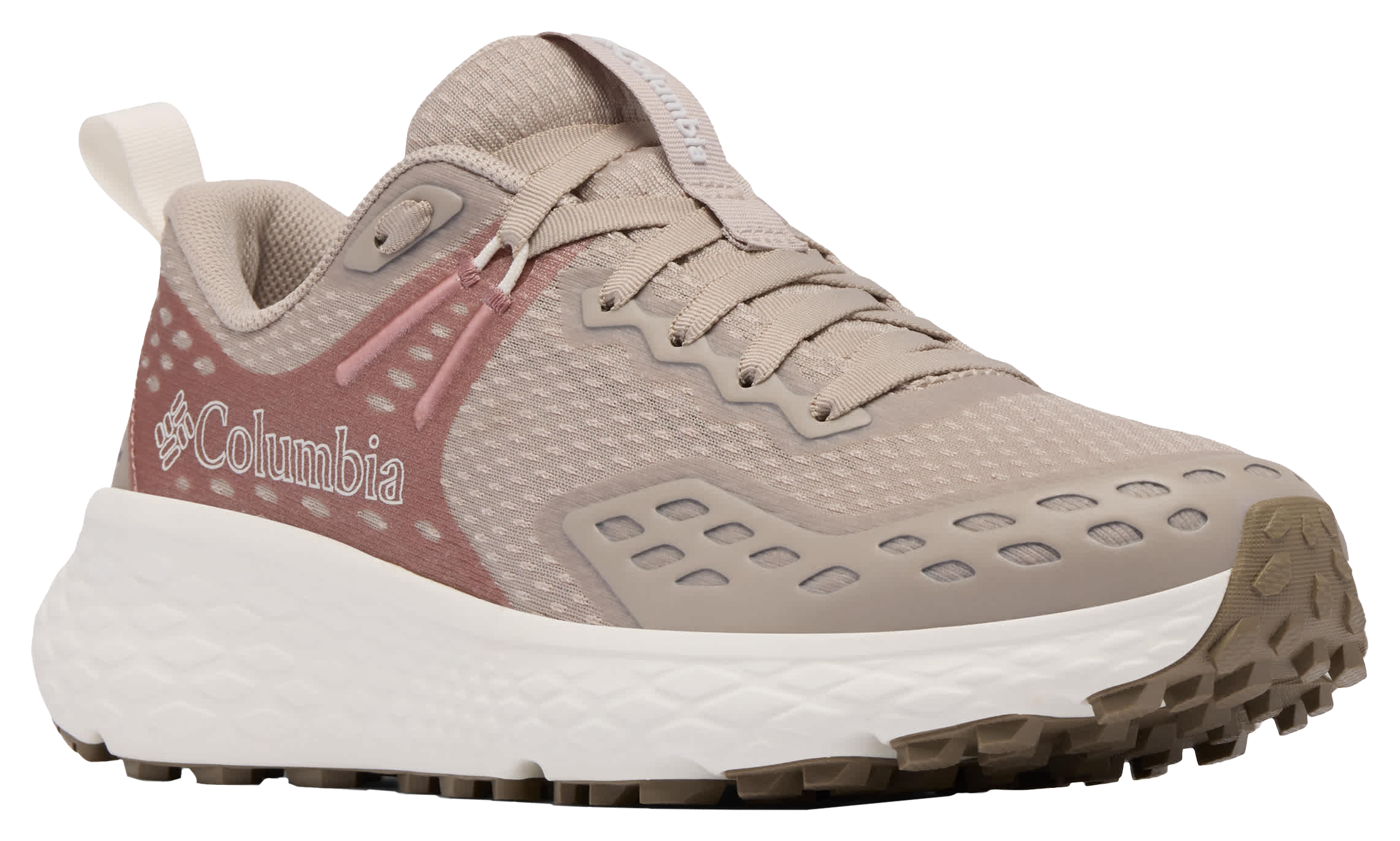 Image of Columbia Konos TRS Trail Running Shoes for Women - Soft Taupe/Sea Salt