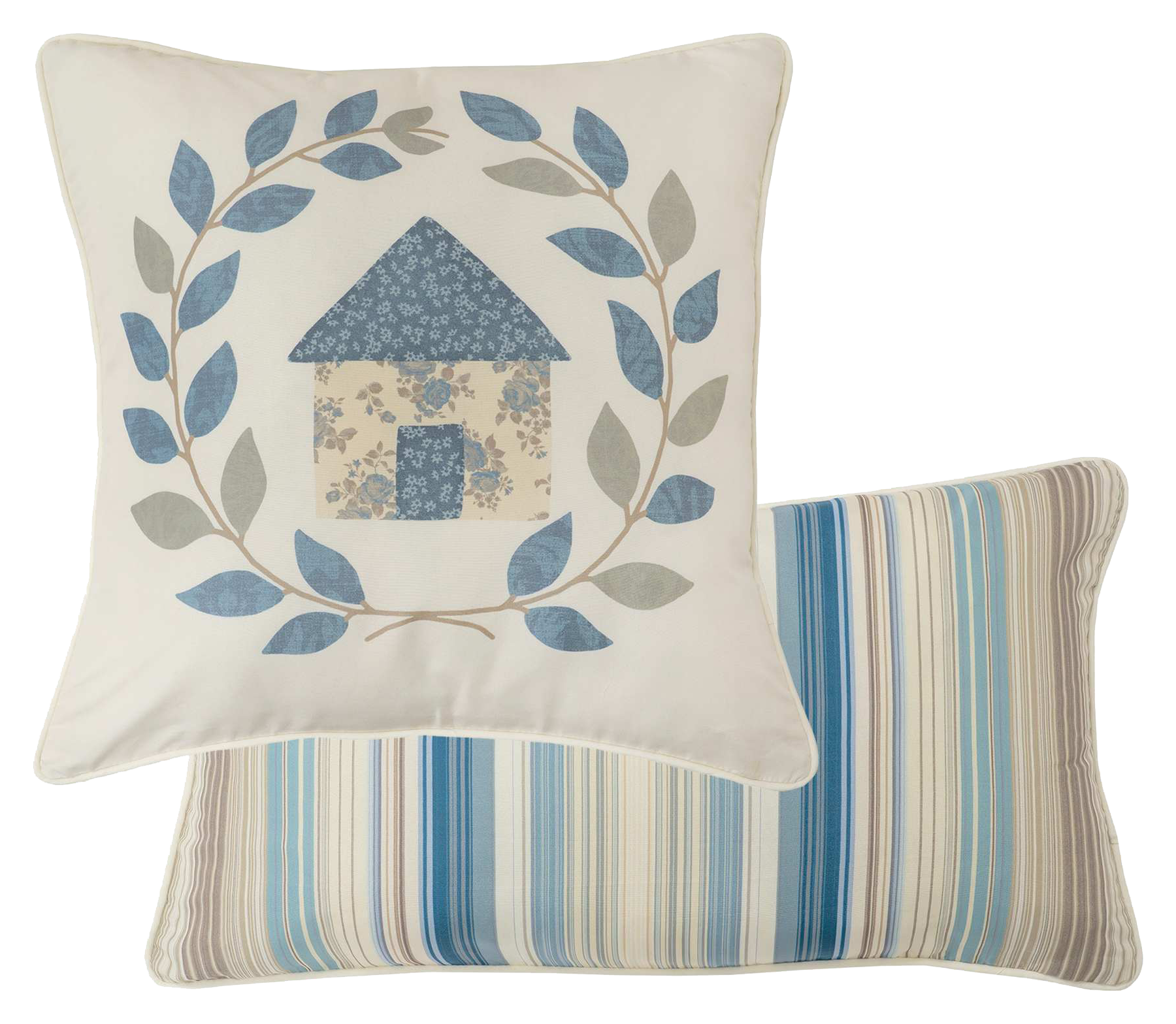 Image of Donna Sharp Blue Diamond 2-Piece Decorative Pillow Set