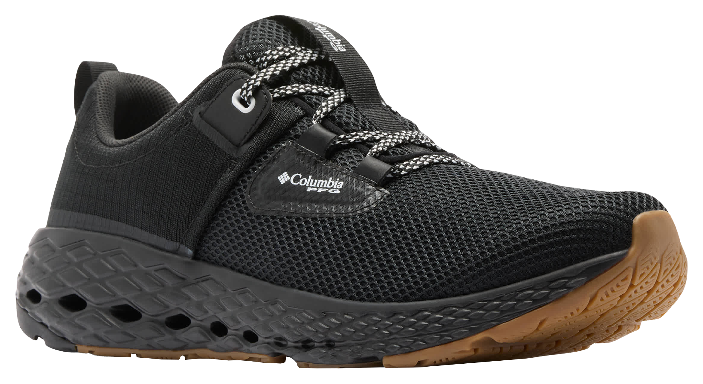 Image of Columbia PFG Tamiami 2 Fishing Shoes for Men - Black/White