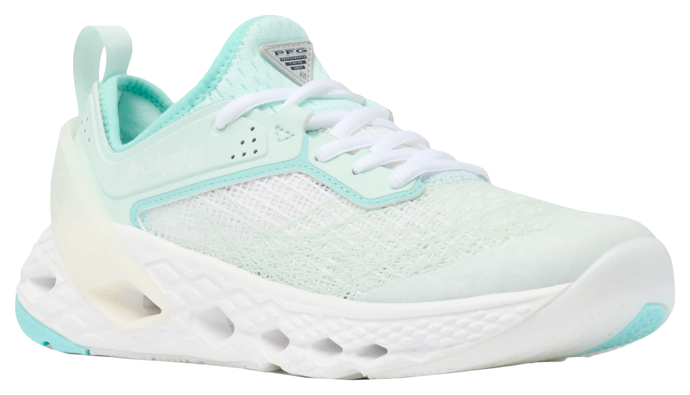 Image of Columbia PFG Whipray Fishing Shoes for Women - Silica Blue/Gulf Stream