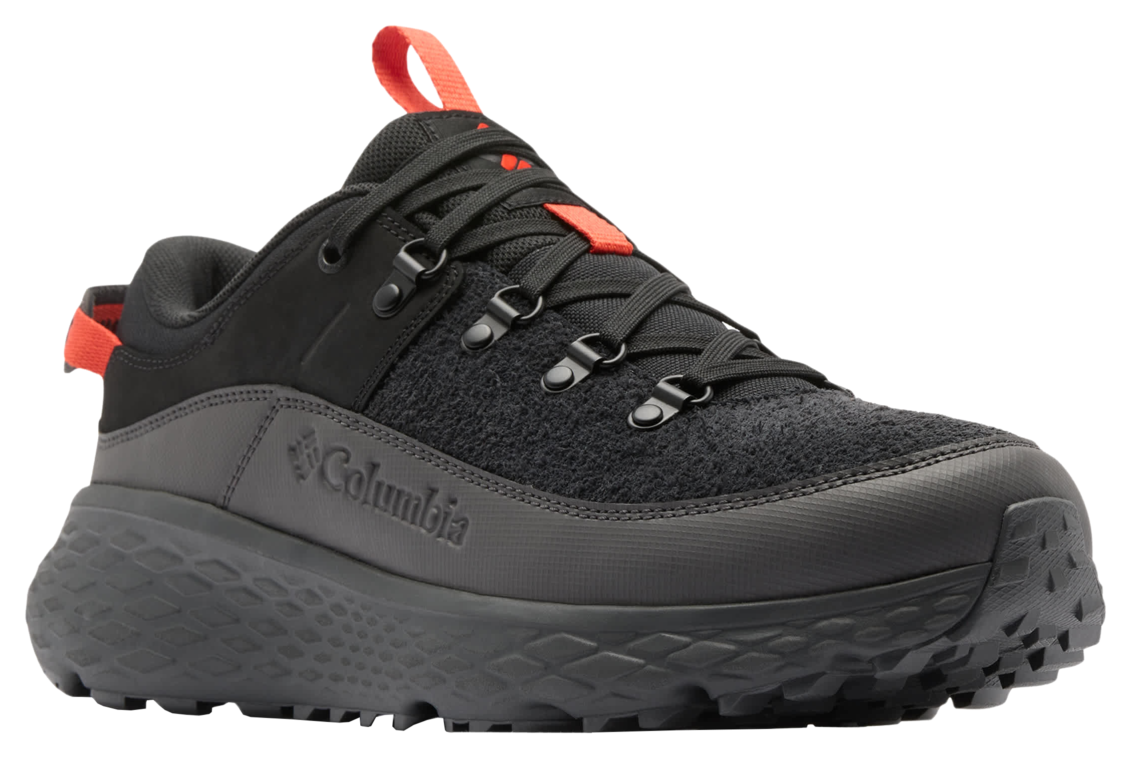 Image of Columbia Terrastride BC Hiking Shoes for Men - Black/Super Sonic