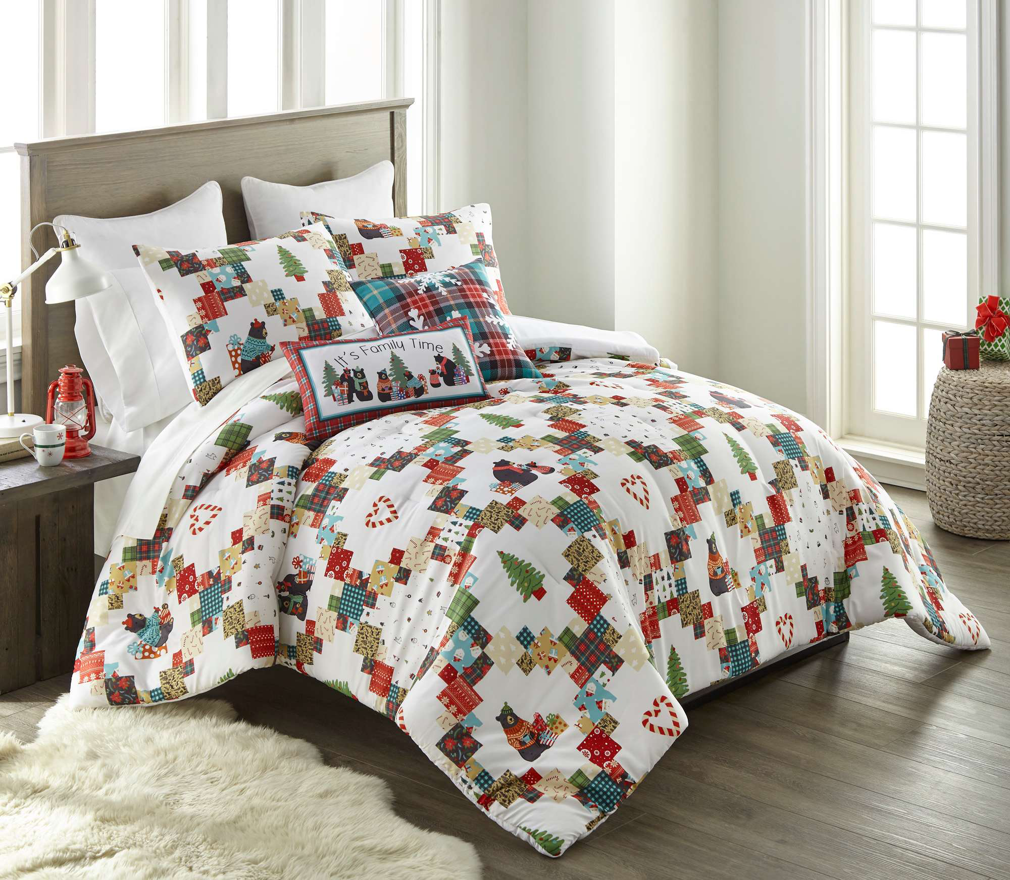 Image of Donna Sharp Your Lifestyle Holiday Love Comforter Bedding Set - Multi - Queen