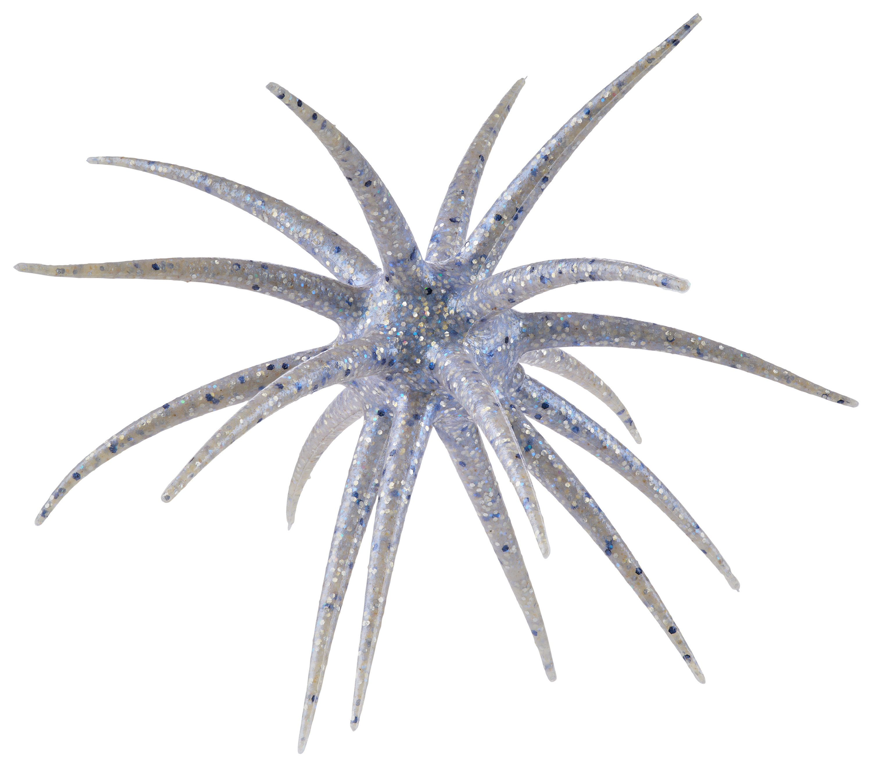 Image of "Berkley PowerBait MaxScent 'Moeba - Blue Pearl Black Hologram - 3.5"""
