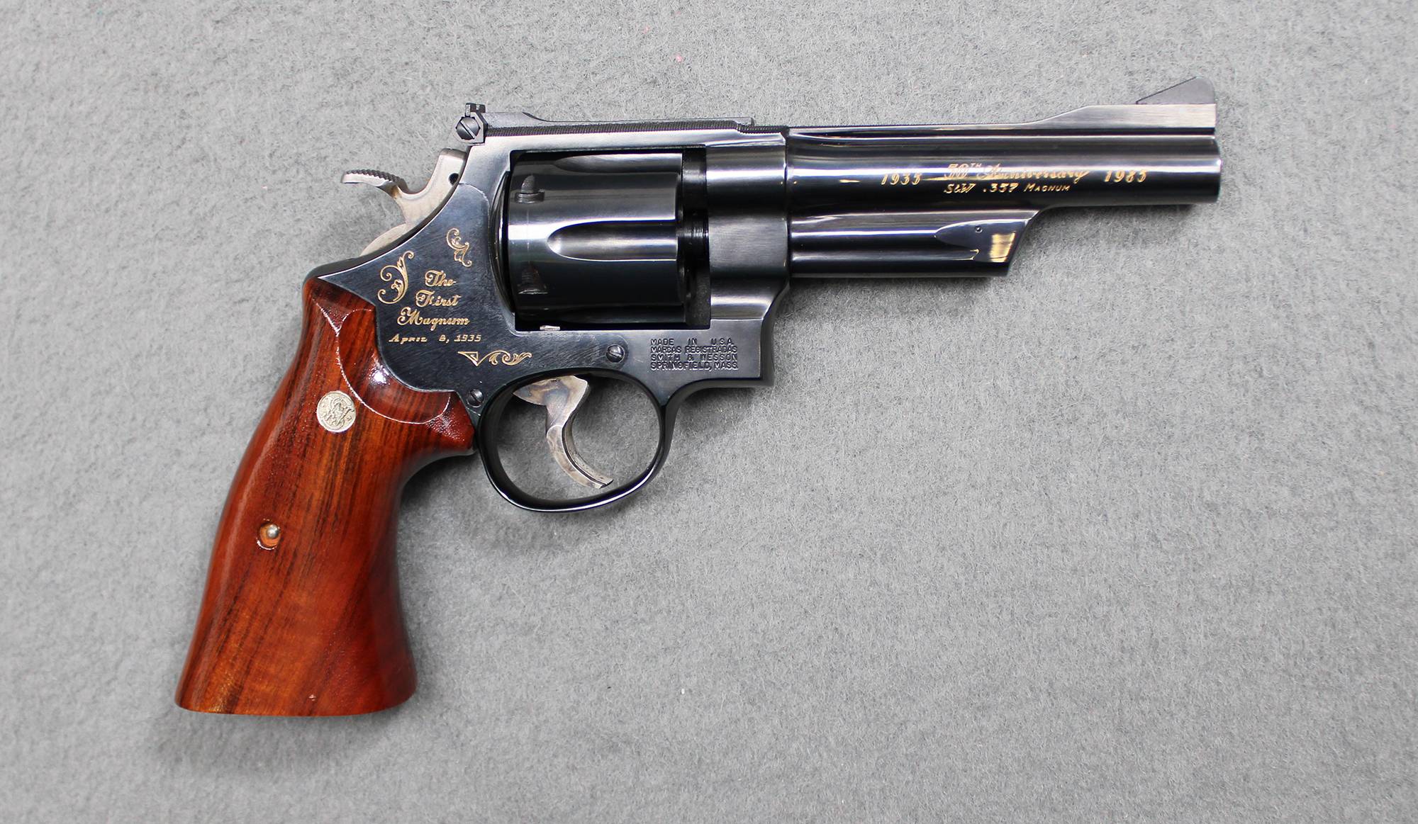 Image of "Smith & Wesson ~ Model 27-3 ""The First Magnum"" 50th Anniversary ~ .357 Magnum"