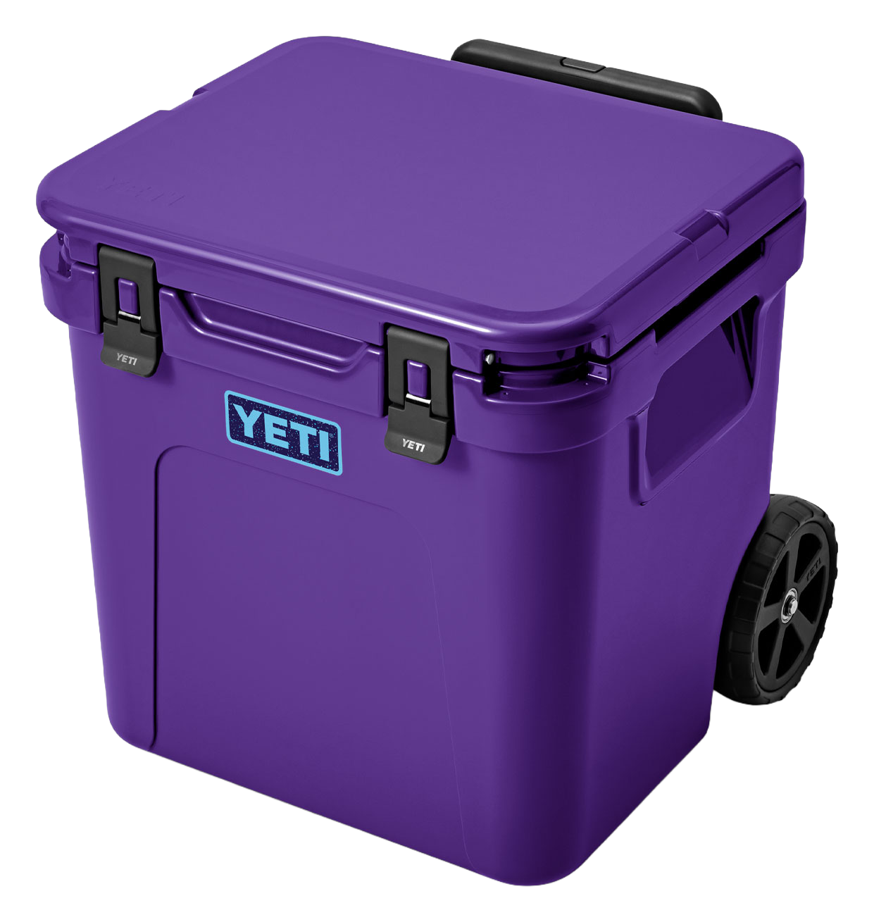 Image of YETI Roadie 48 Hard Wheeled Cooler - Pace Purple/Blue