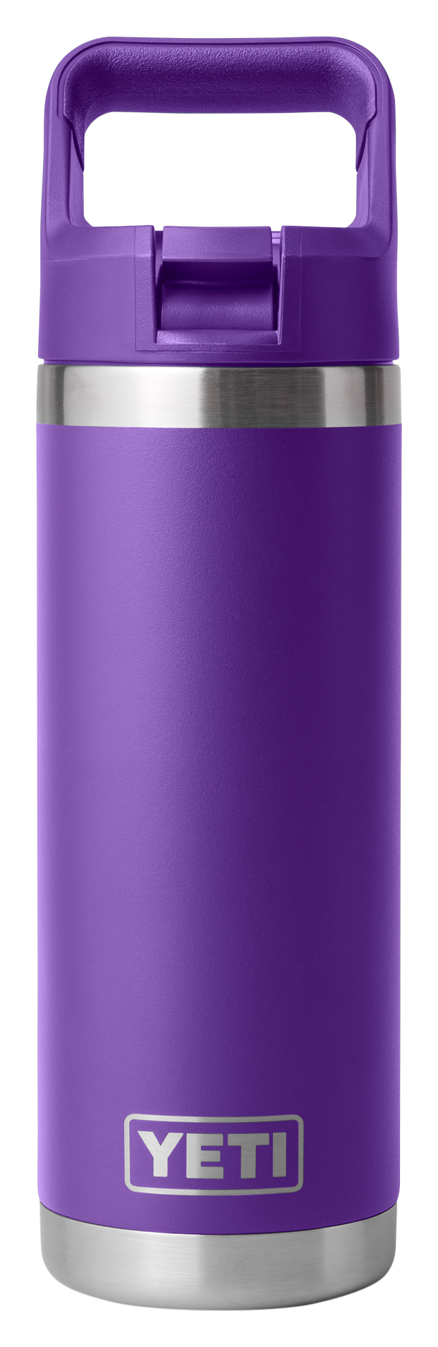 Image of YETI Rambler 18-oz. Water Bottle with Color-Matched Straw Cap - Pace Purple