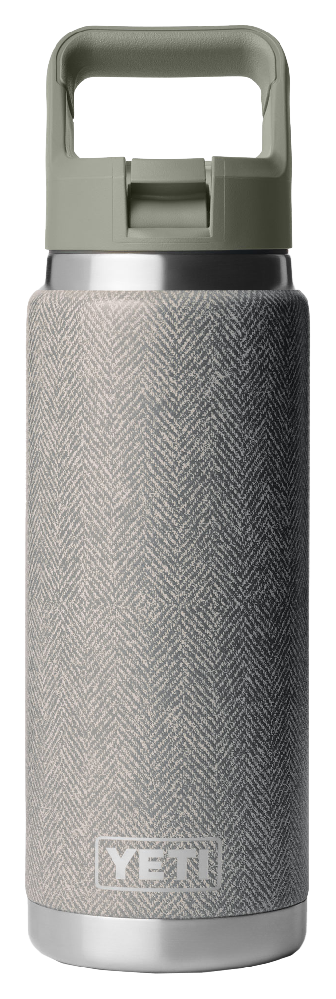 Image of YETI Rambler 26-Oz. Water Bottle with Color-Matched Straw Cap - Riverhead Green