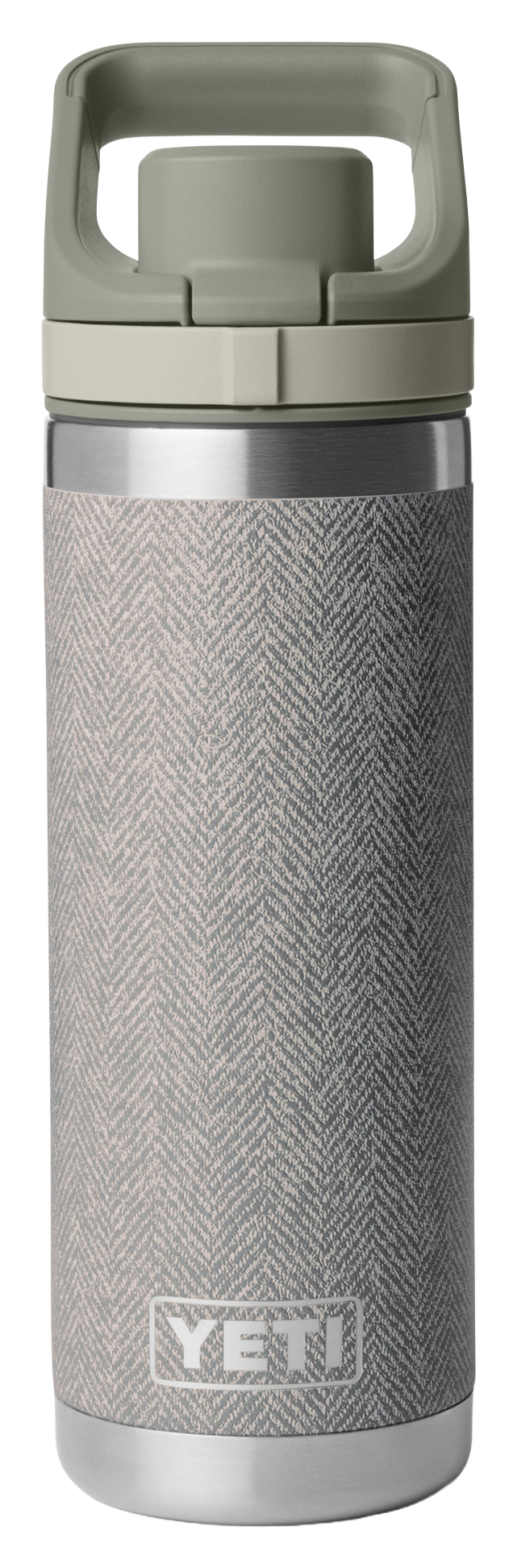 Image of YETI Rambler 18-oz. Water Bottle With Flip Chug Cap - Riverhead Green