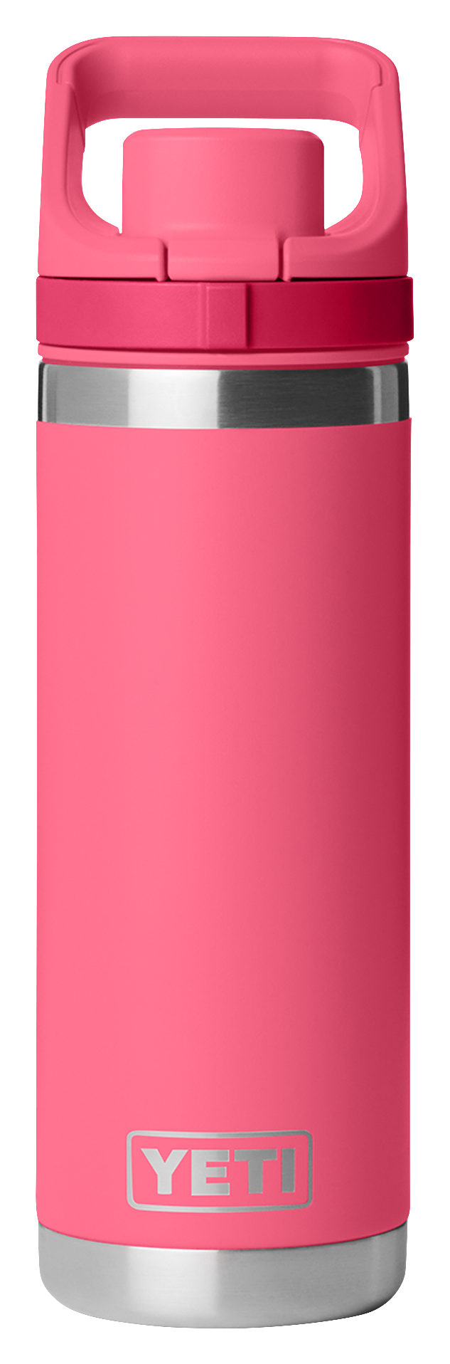 Image of YETI Rambler 18-oz. Water Bottle With Flip Chug Cap - Tropical Pink