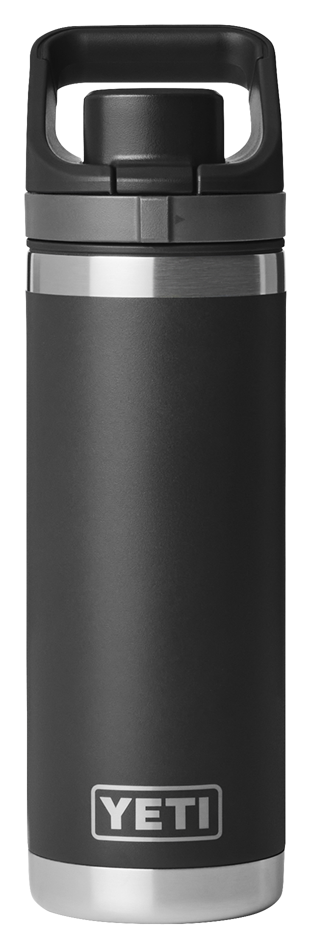 Image of YETI Rambler 18-oz. Water Bottle With Flip Chug Cap - Black