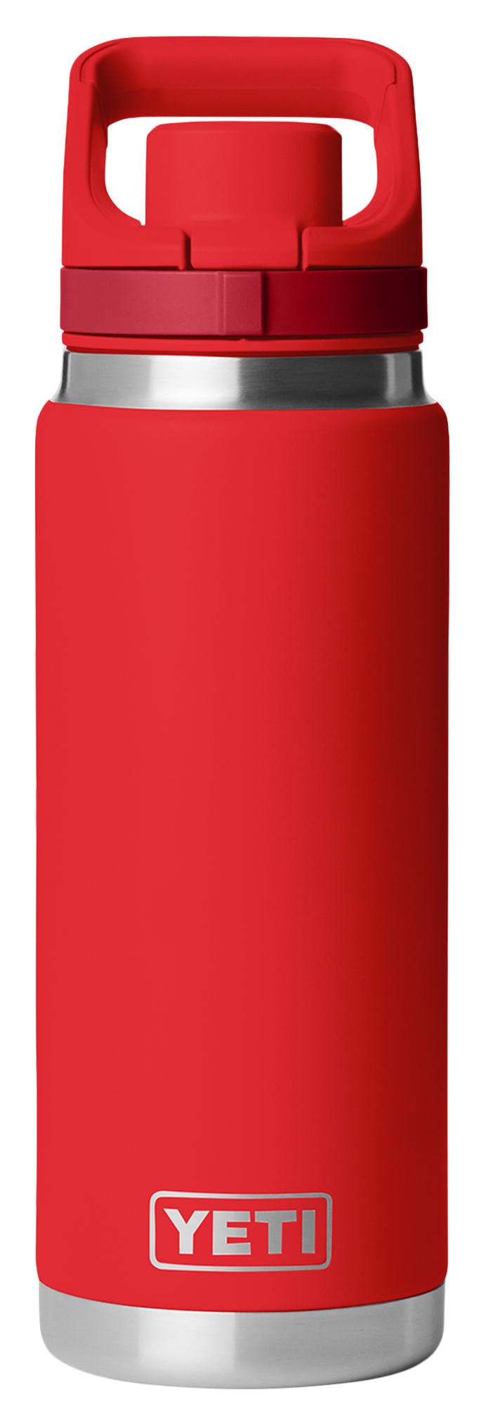 Image of YETI Rambler 26-oz. Water Bottle With Flip Chug Cap - Rescue Red