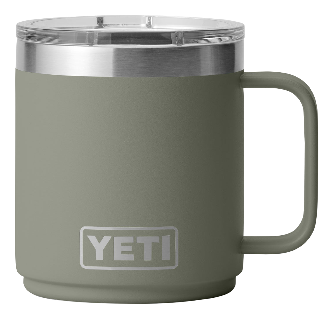 Image of YETI Rambler Stackable Ceramic-Lined 10-Oz. Mug with MagSlider Lid - Pampa Green