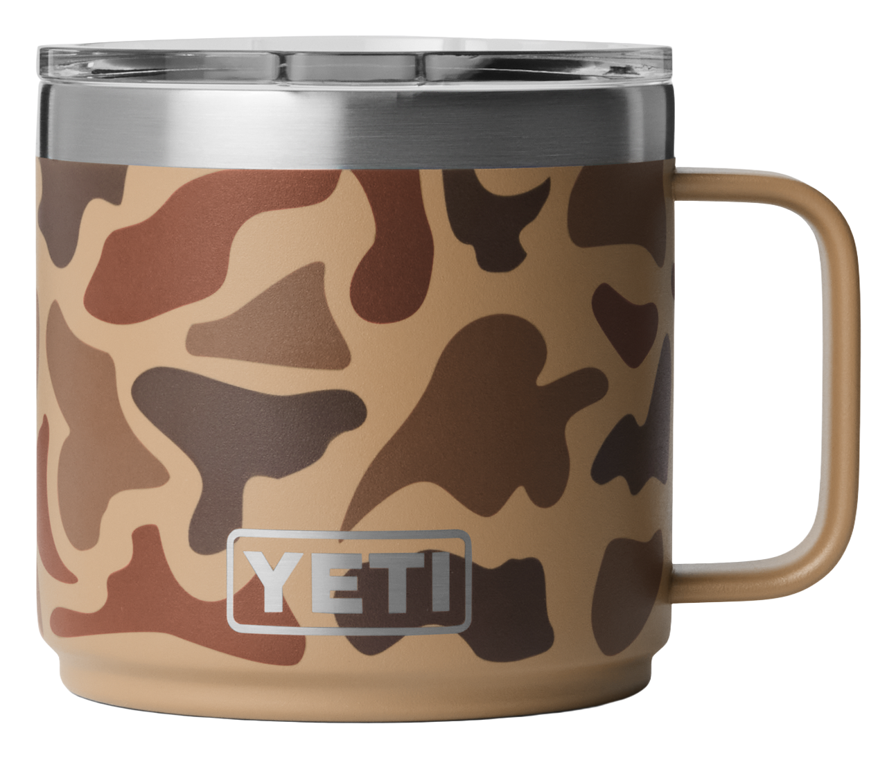 Image of YETI Rambler Stackable Ceramic-Lined 14-Oz. Mug with MagSlider Lid - Wetlands Camo