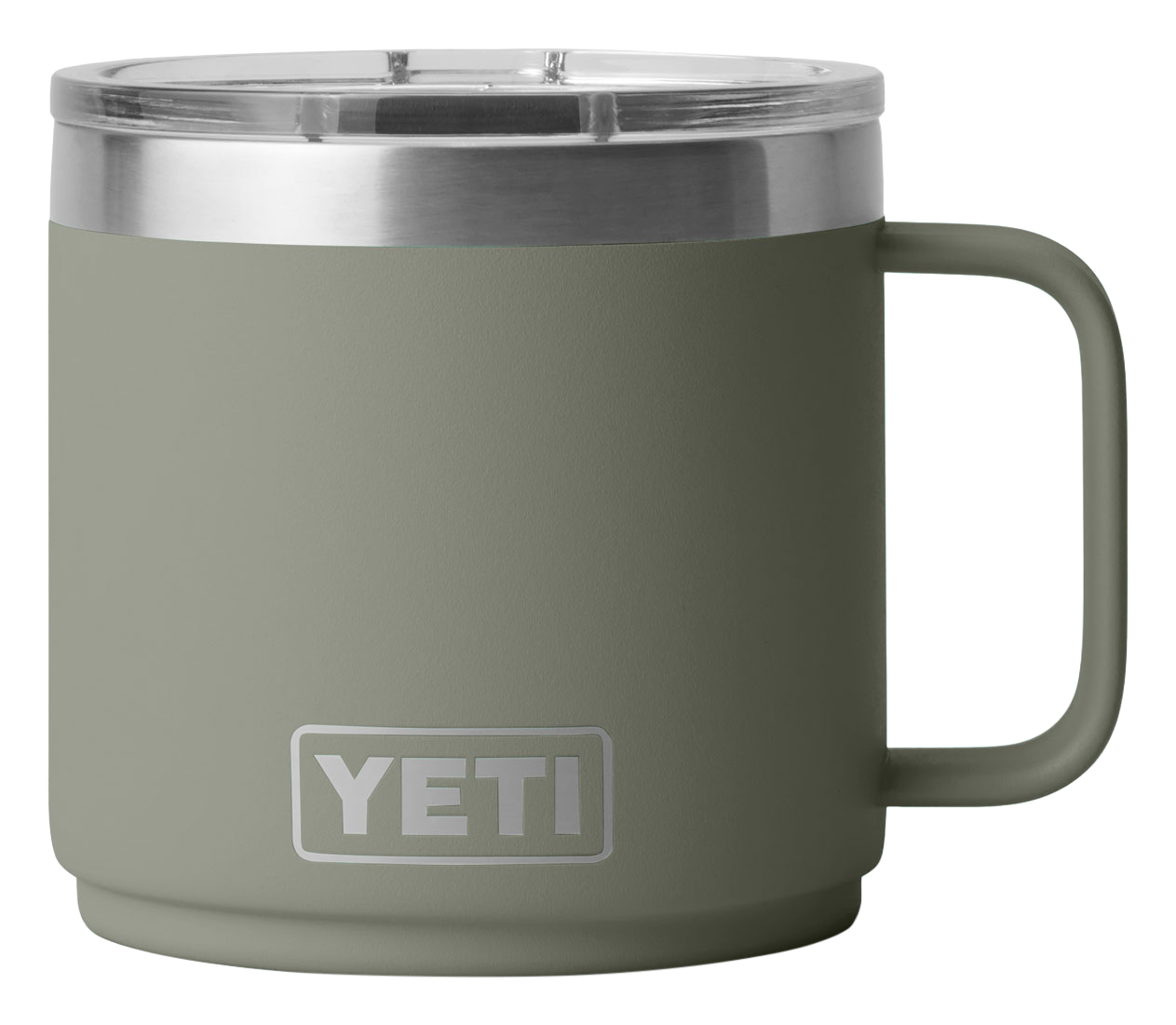 Image of YETI Rambler 14-oz. Stackable Mug with MagSlider Lid - Pampa Green
