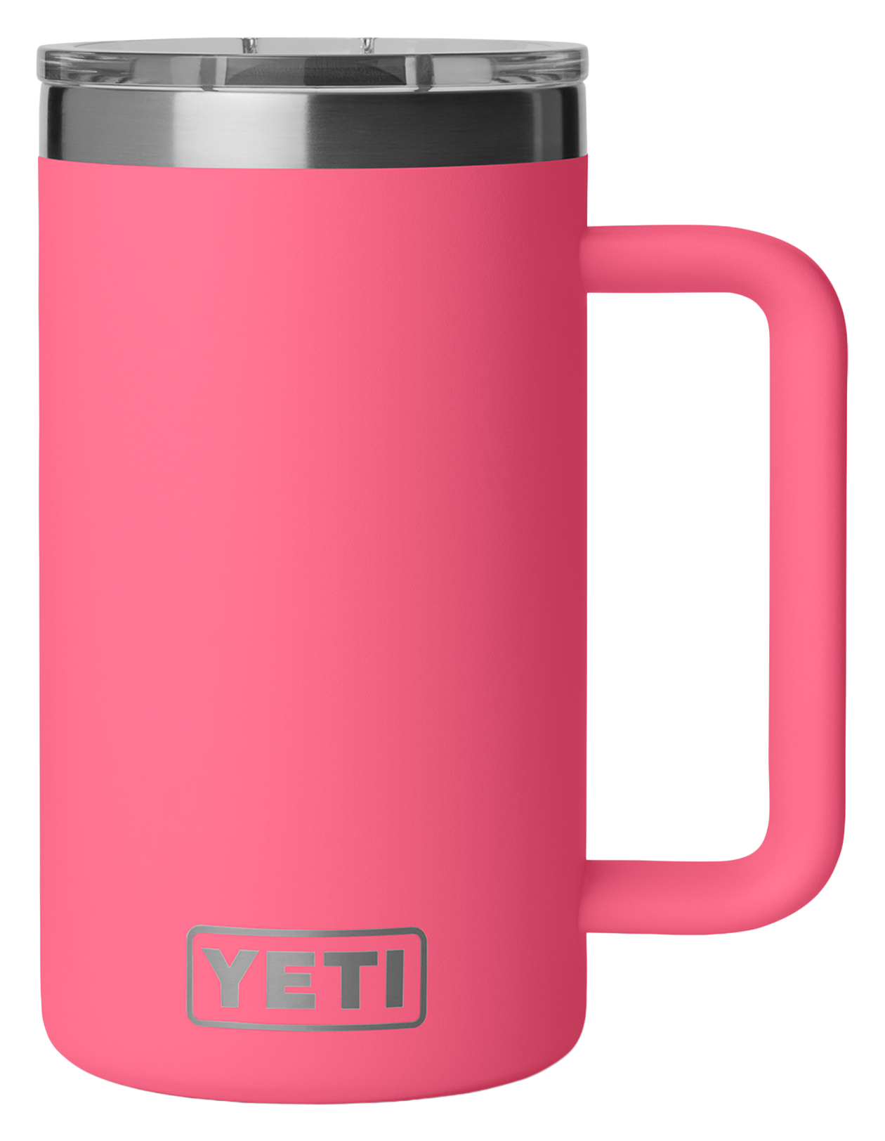 Image of YETI Rambler Ceramic-Lined 24-oz. Mug with MagSlider Lid - Tropical Pink