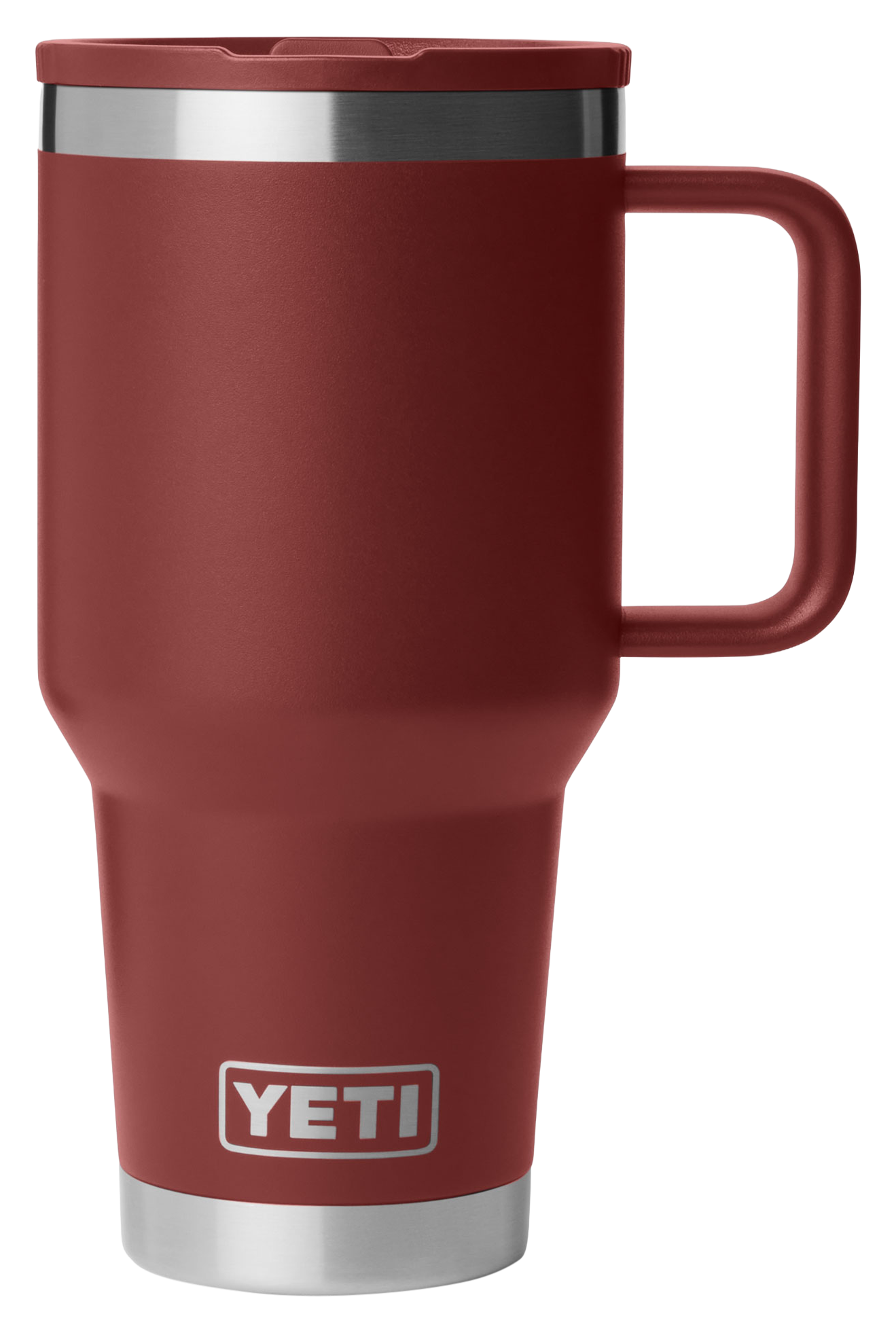 Image of YETI Rambler 30-Oz. Travel Mug with Leakproof Straw Lid - Stag Red