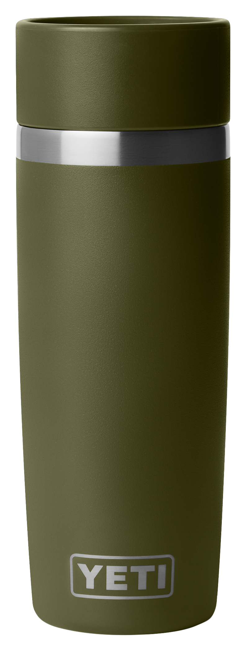Image of YETI Rambler Traveler 16-oz. Bottle with Commuter Cap - Olive/King Crab Orange