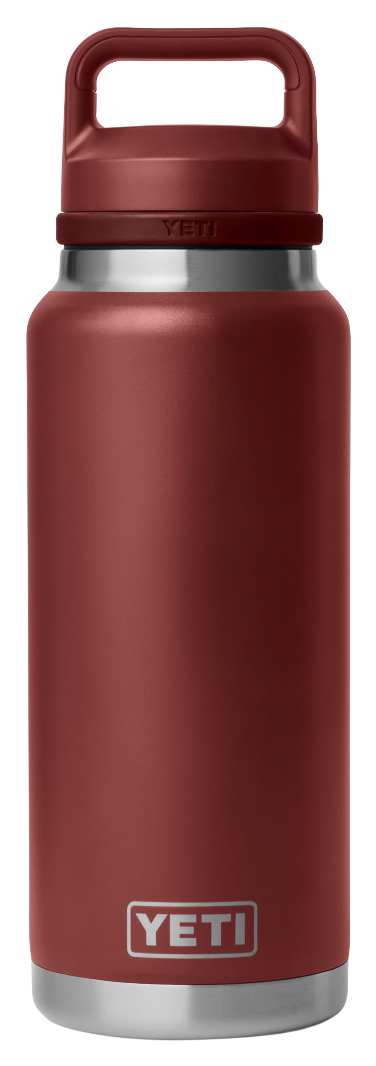 Image of YETI Rambler 36-Oz. Bottle with Color-Matched Chug Cap - Stag Red