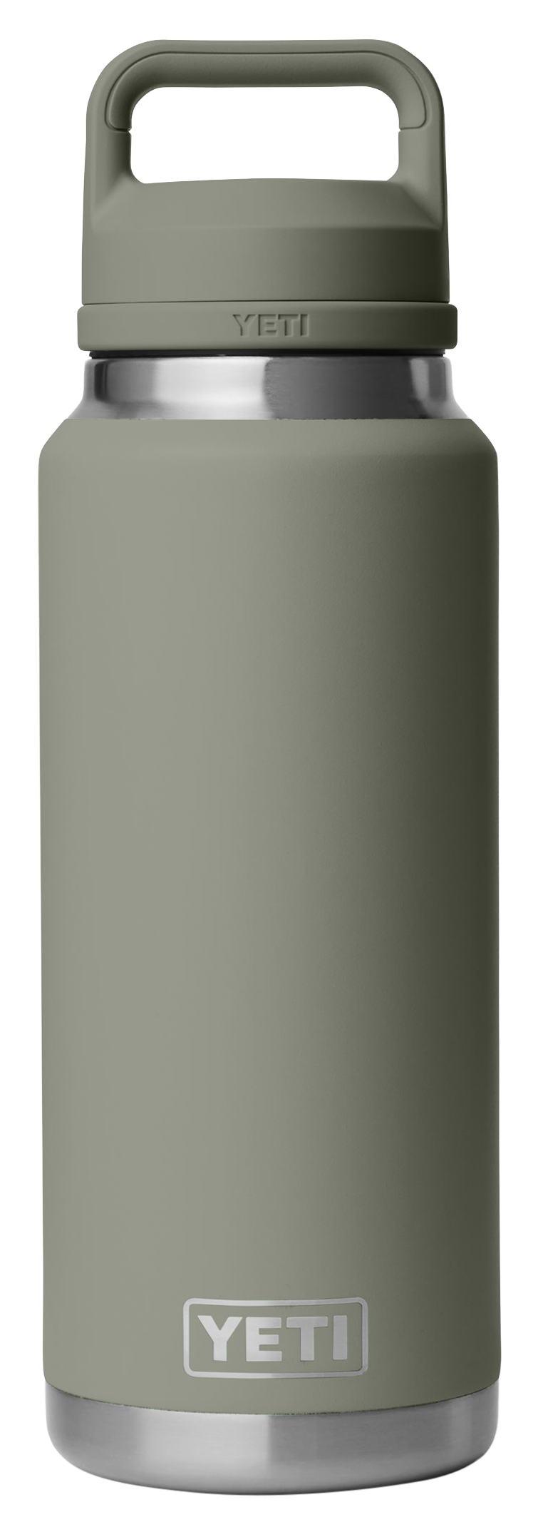 Image of YETI Rambler 36-Oz. Bottle with Color-Matched Chug Cap - Pampa Green