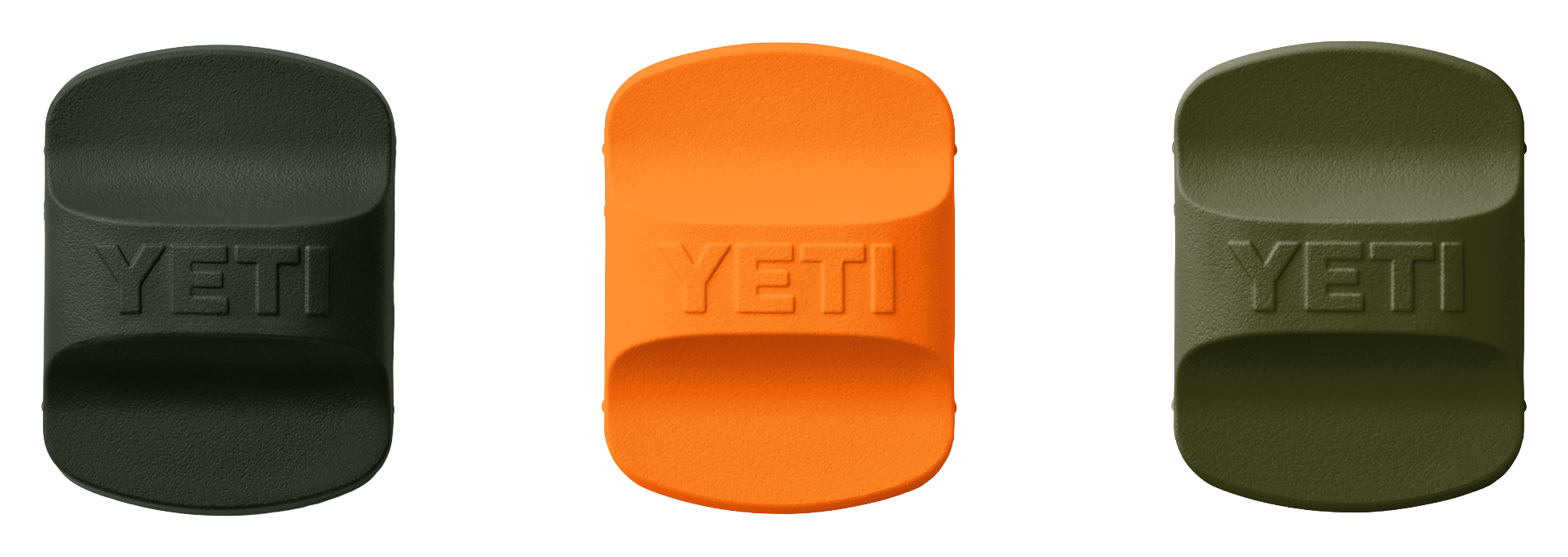 Image of YETI Rambler Colored MagSlider 3-Pack - Olive/King Crab Orange
