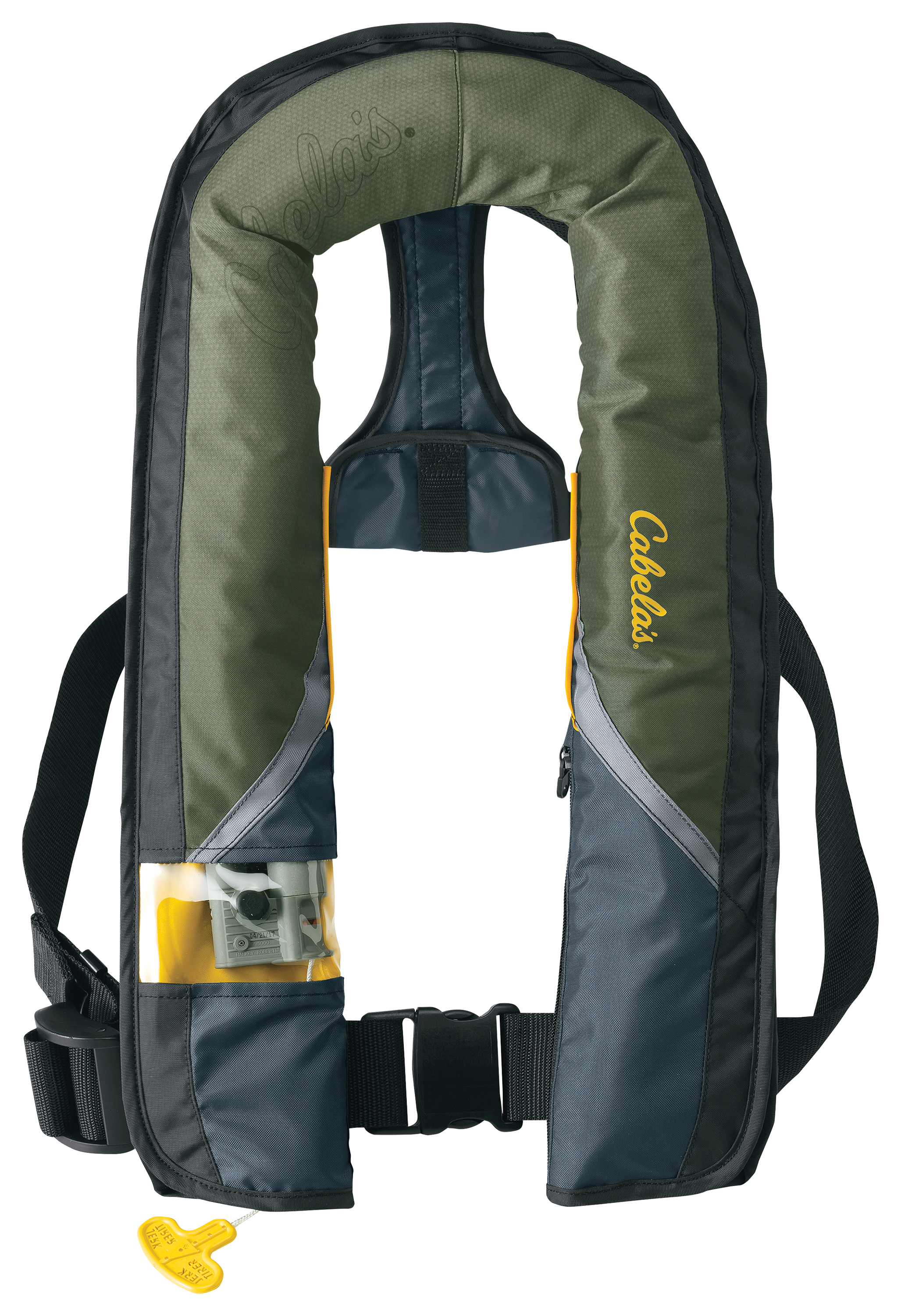 Cabela's CO2 Inflatable Life Vest PFD Fishing Boating jacket