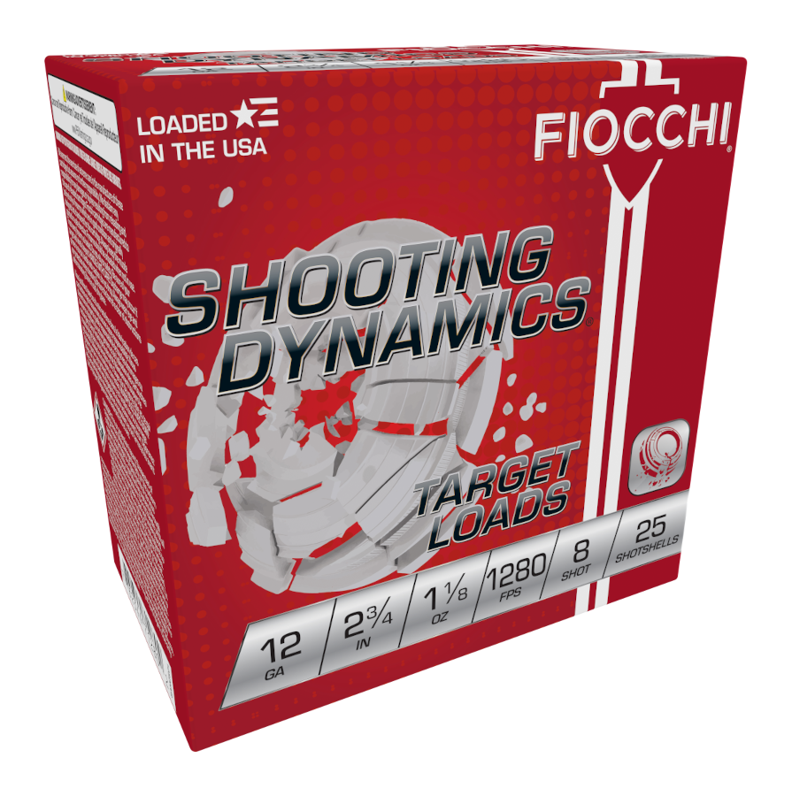 Fiocchi Fiocchi Shooting Dynamics 12-Ga. 2-3/4" 1-1/8 oz. Target Load Shotshells - 1,280 fps - #8 - 250 Rounds - $109.99 at Bass Pro Shops